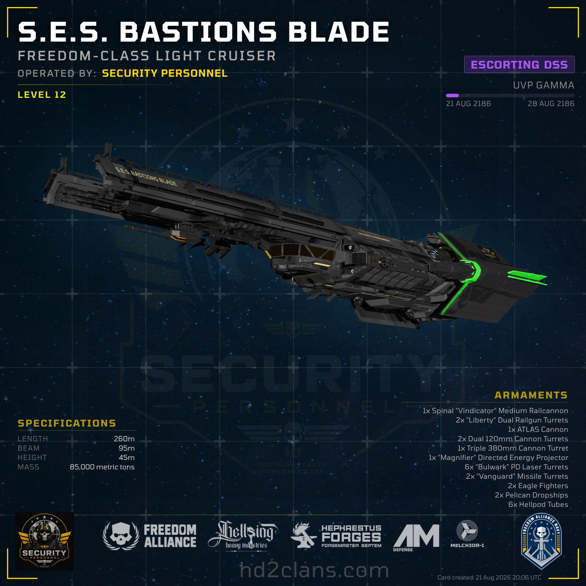 S.E.S. Bastions Blade