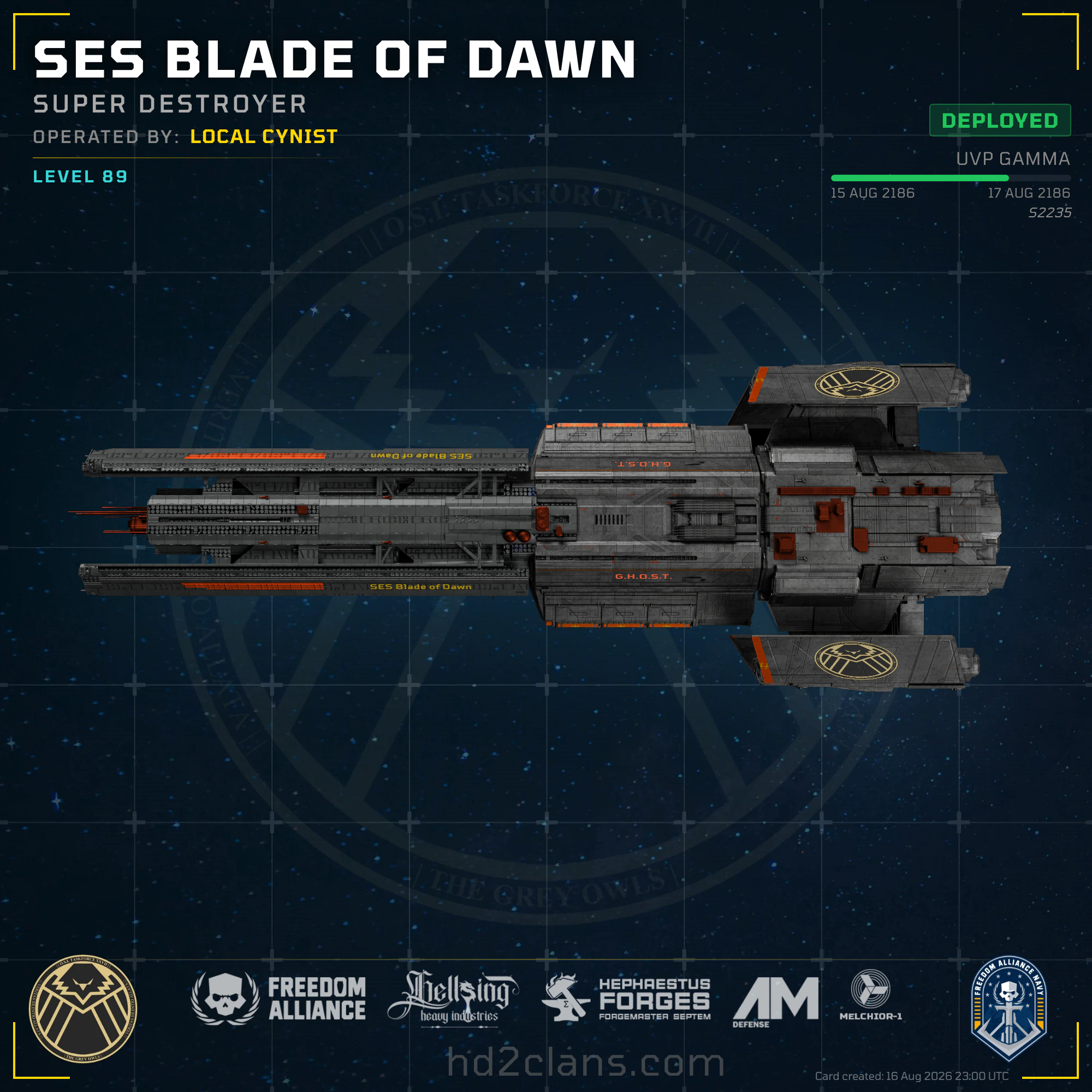 SES Blade of Dawn