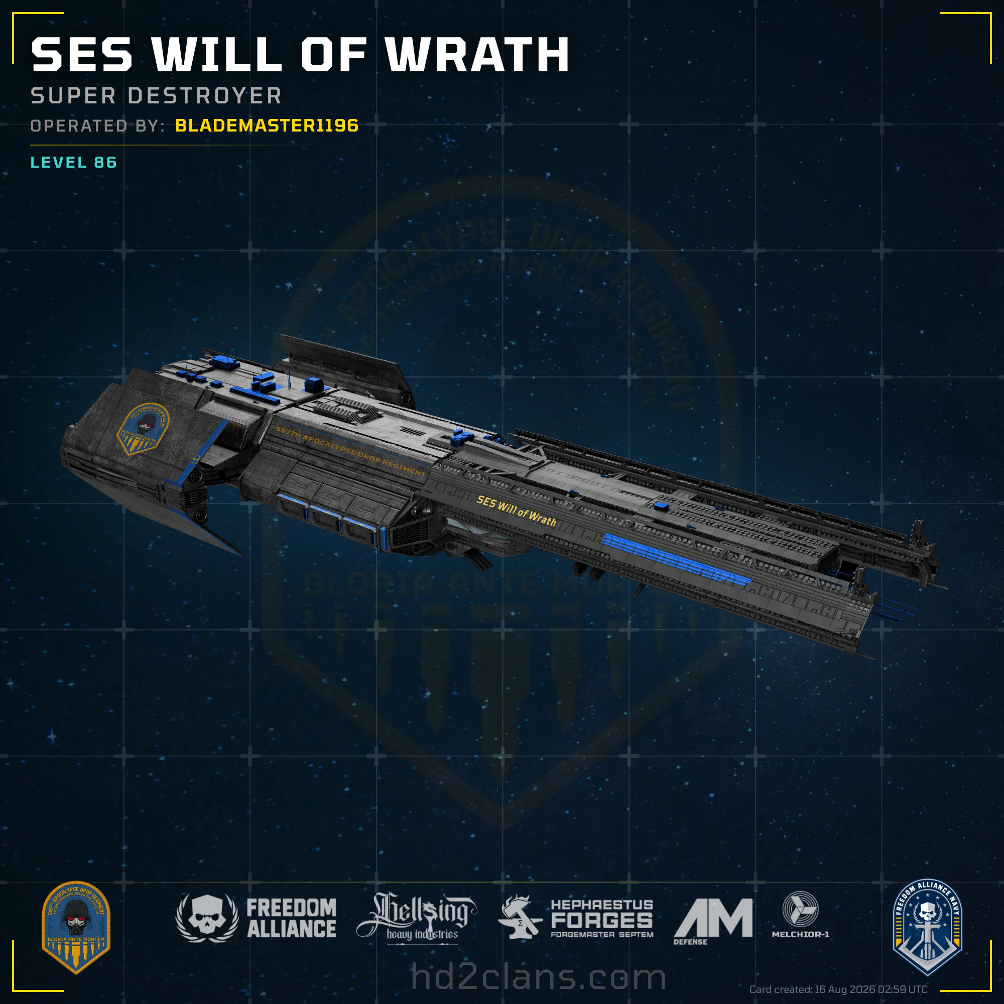 SES Will of Wrath
