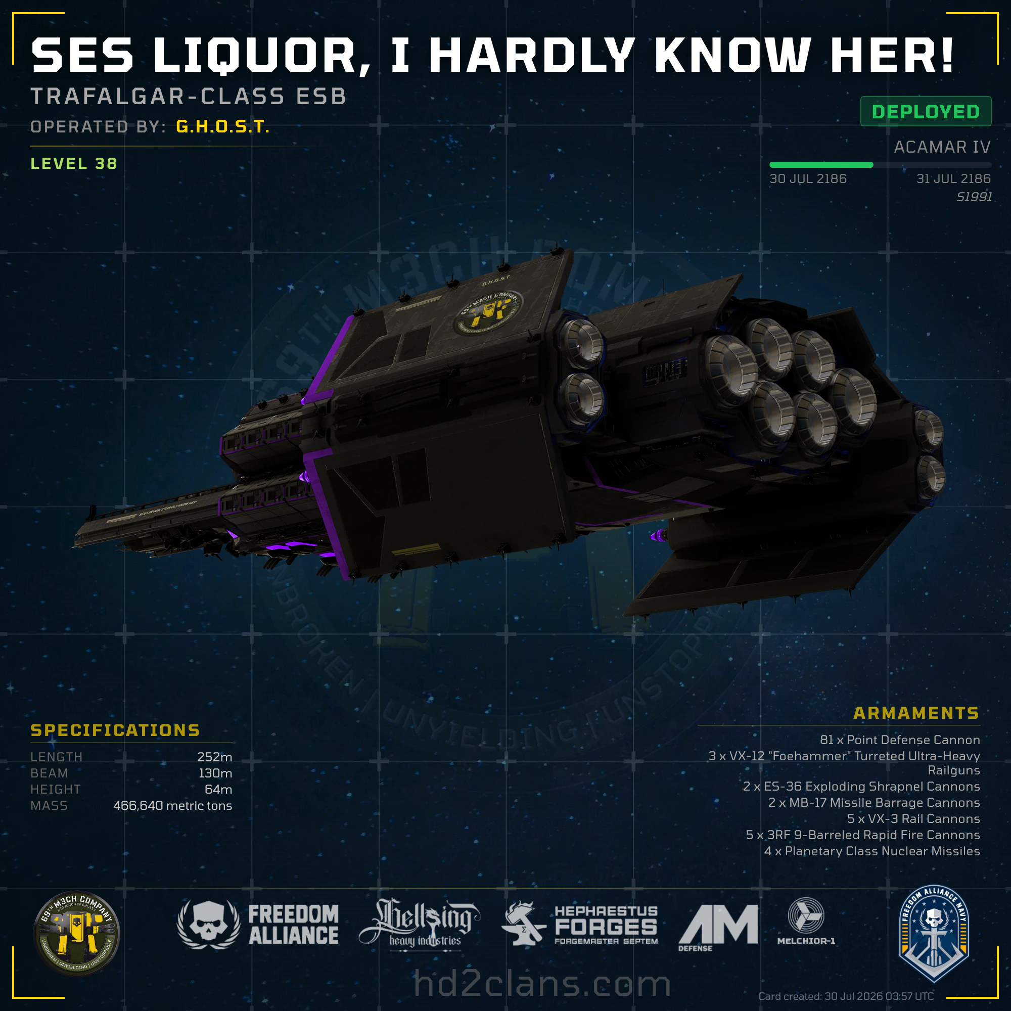 SES Liquor, I Hardly Know Her!