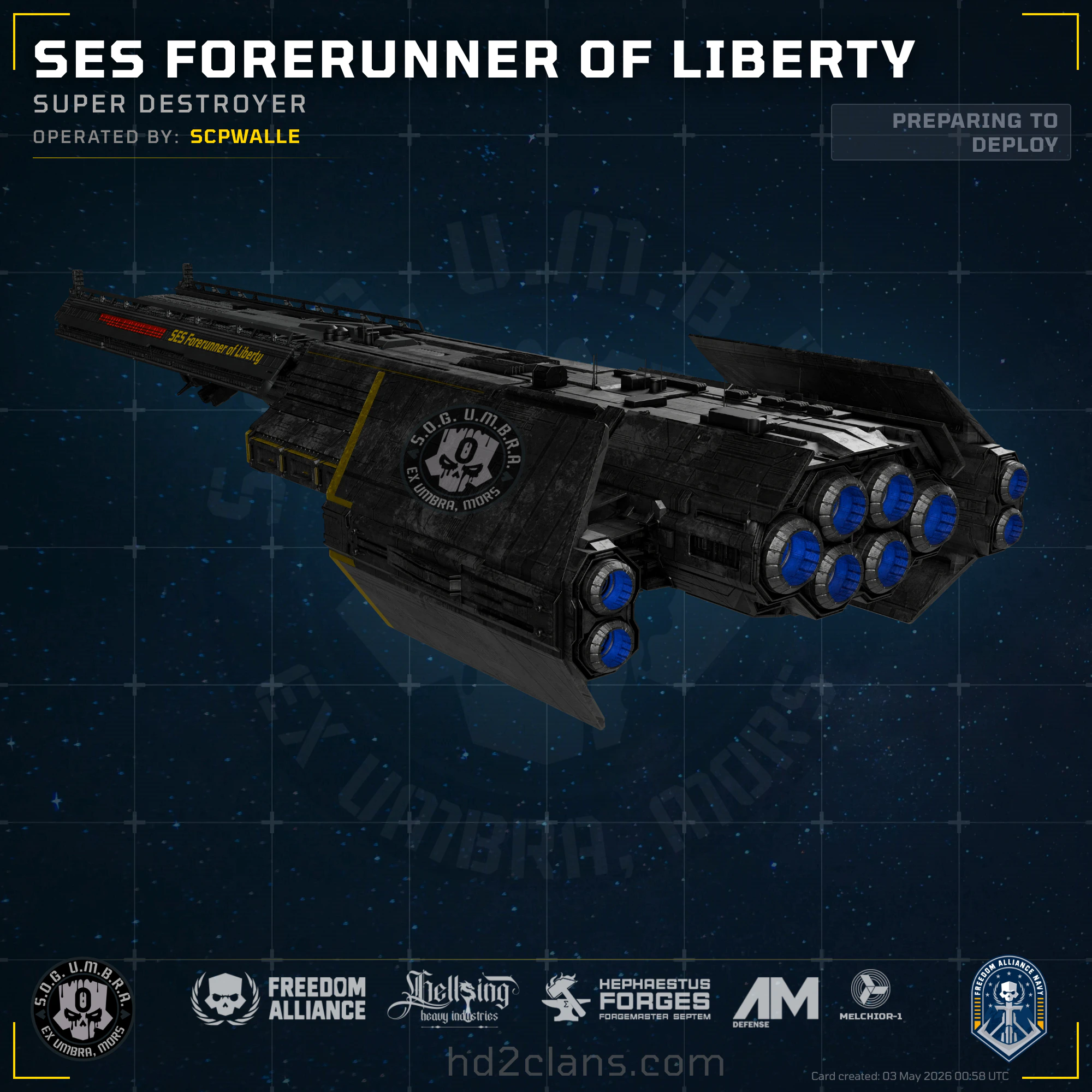 SES Forerunner of Liberty