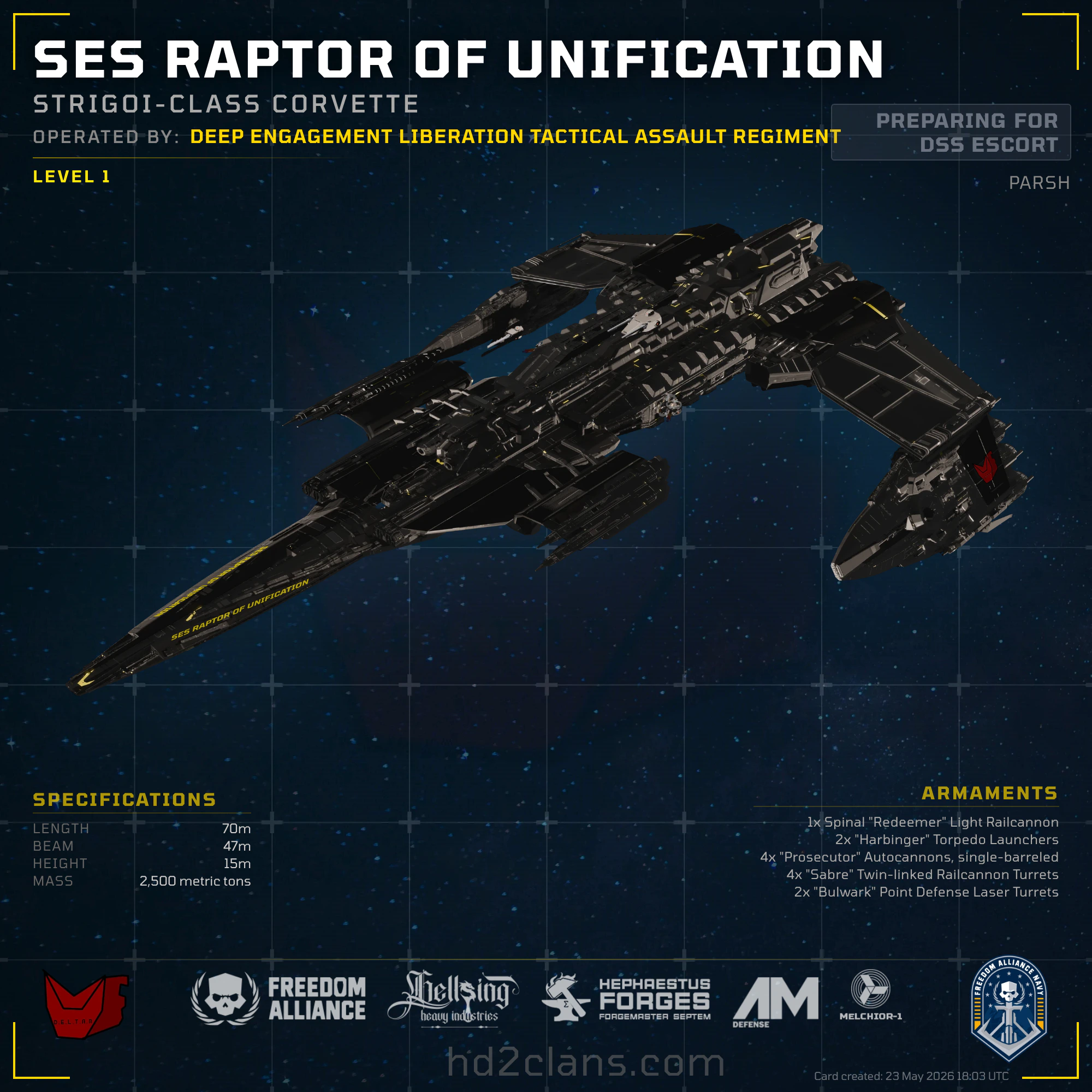 SES Raptor Of Unification