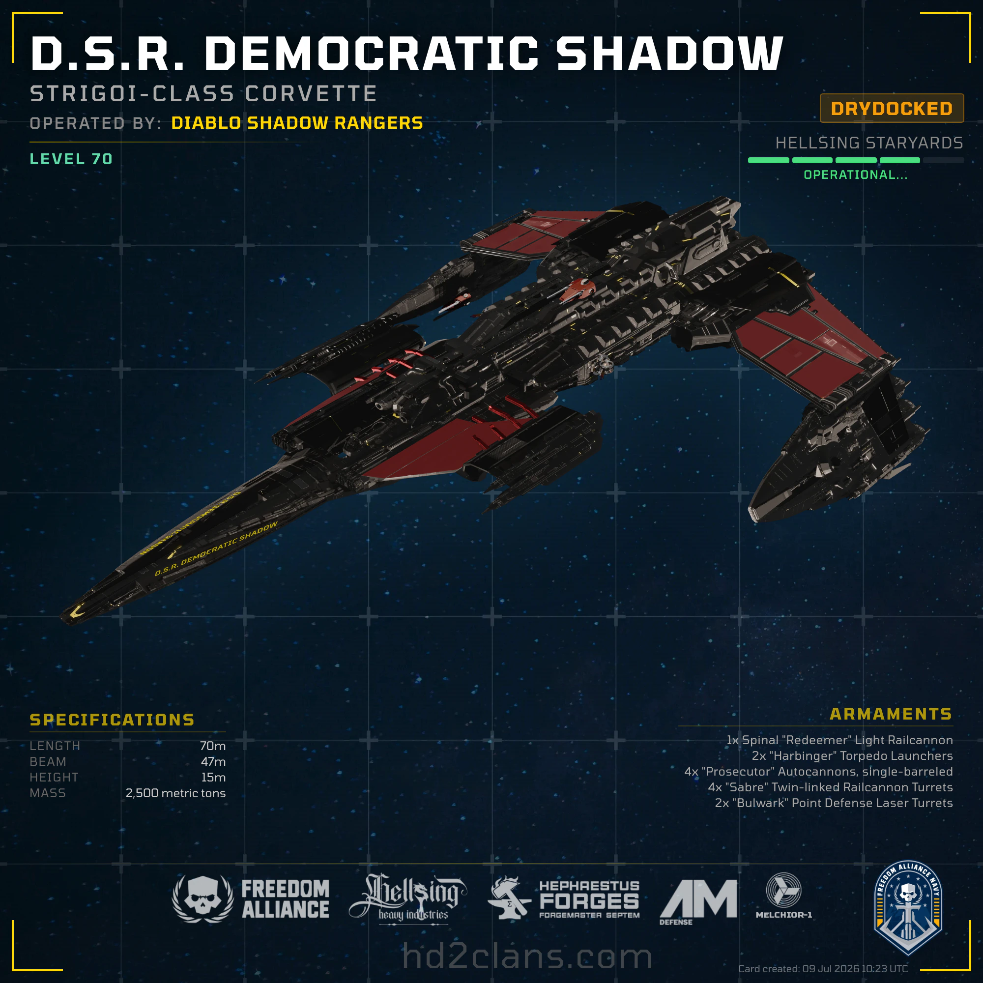 D.S.R. Democratic Shadow