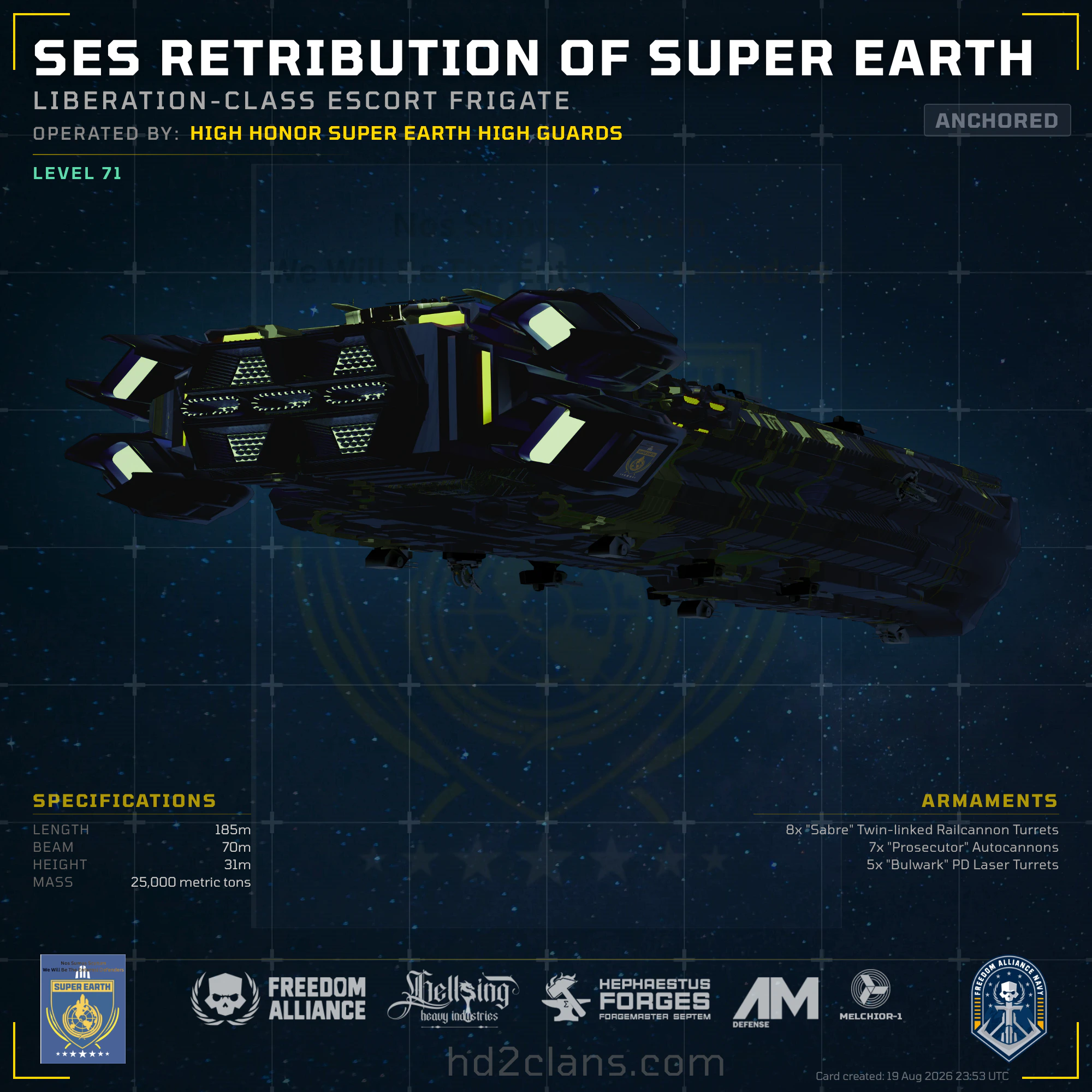 SES Retribution of Super Earth