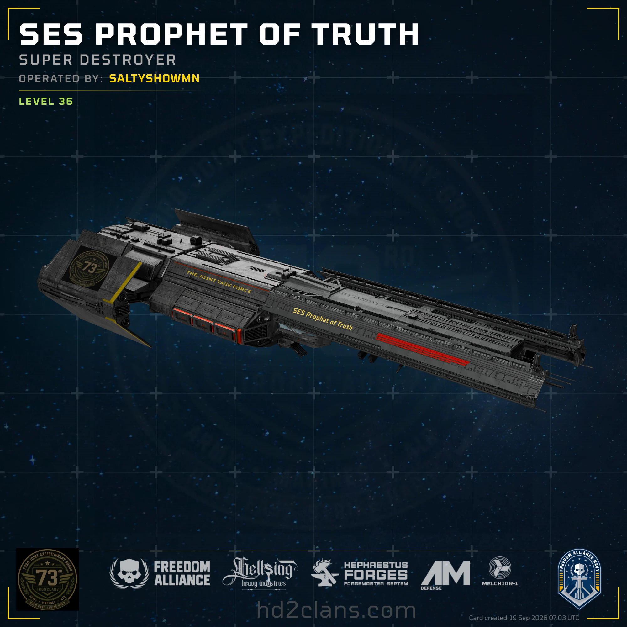 SES Prophet of Truth