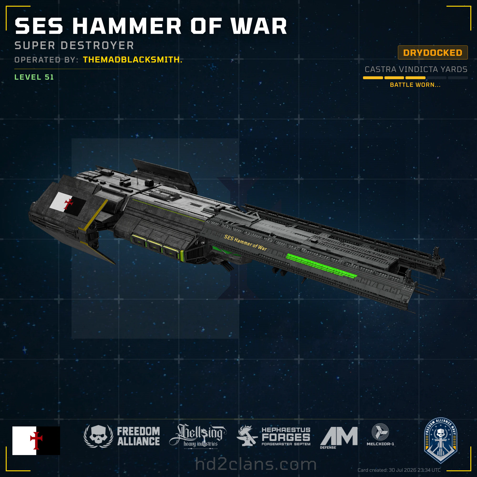 SES Hammer of War