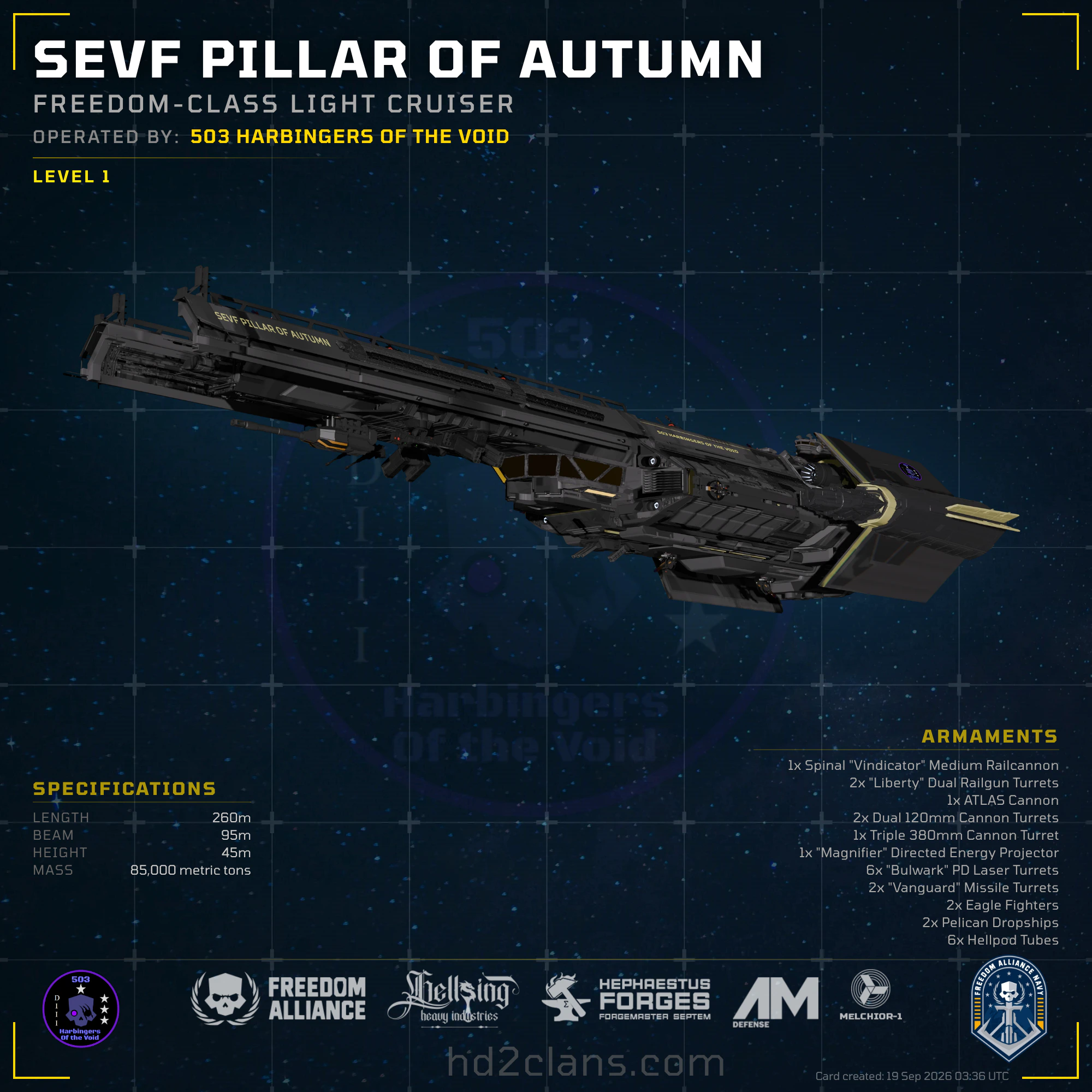 SEVF Pillar of Autumn