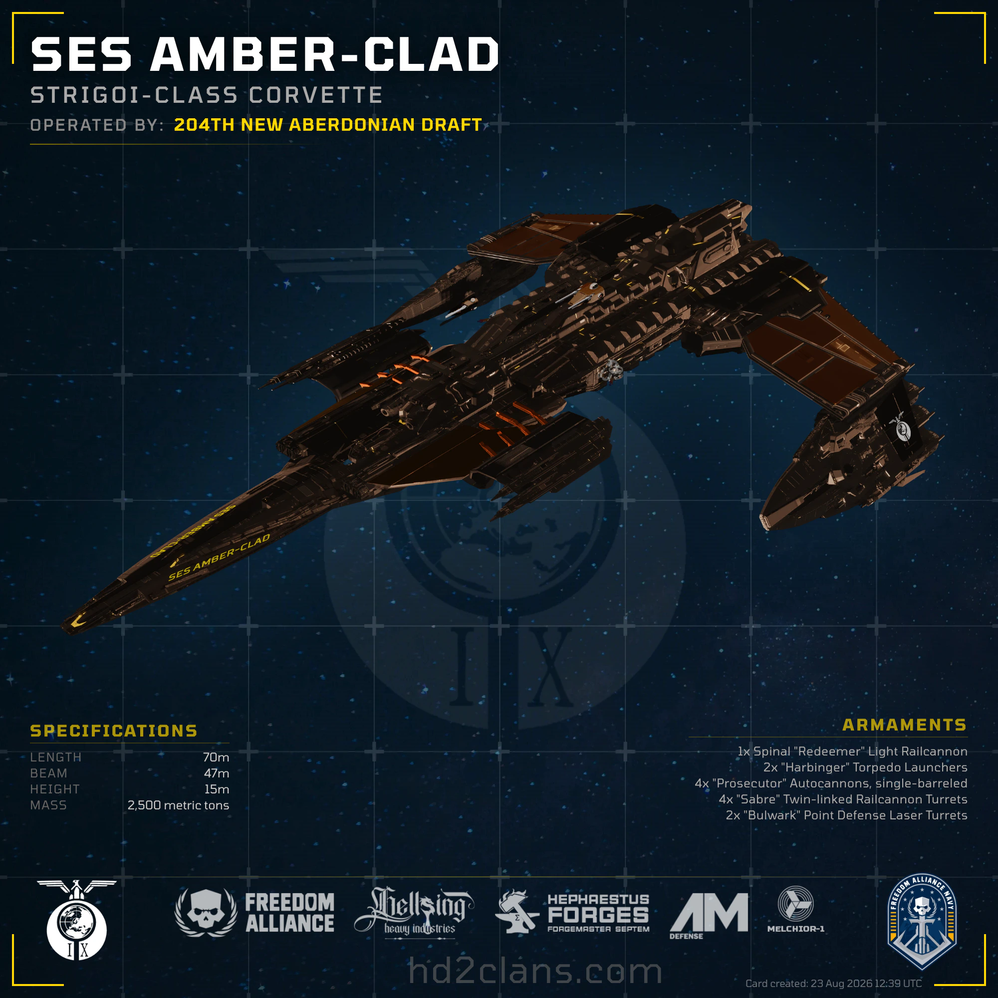 SES Amber-Clad