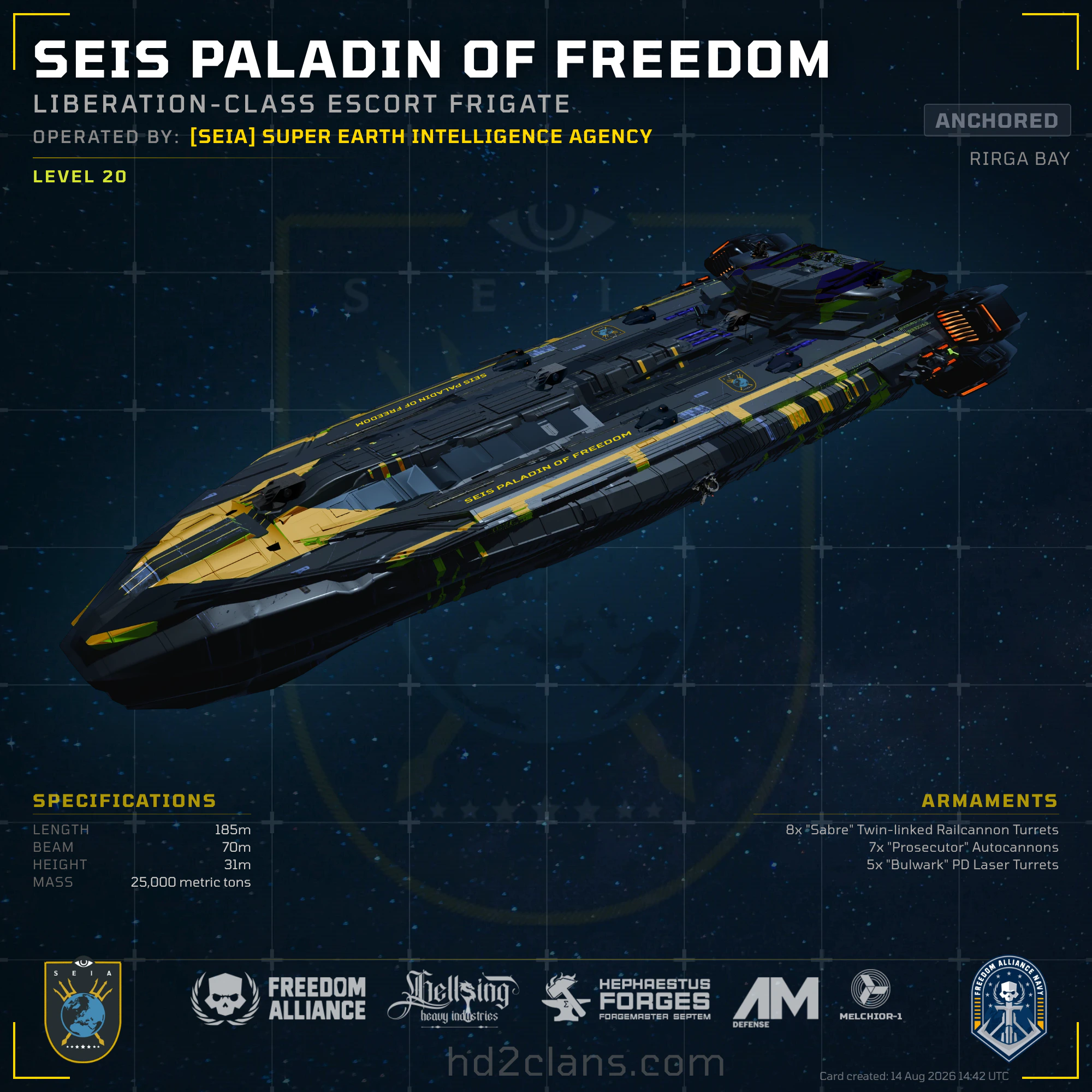 SEIS Paladin of Freedom