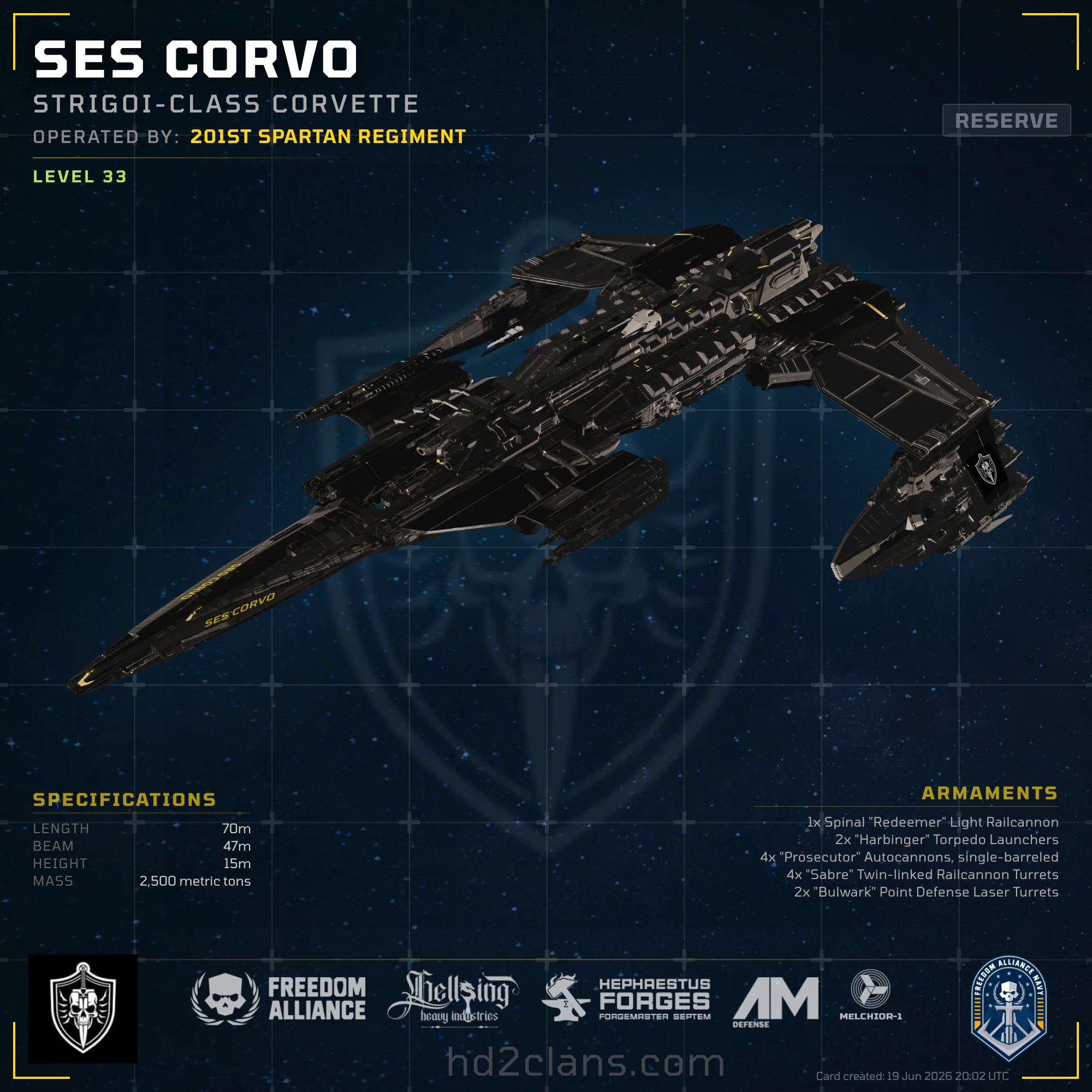 SES Corvo