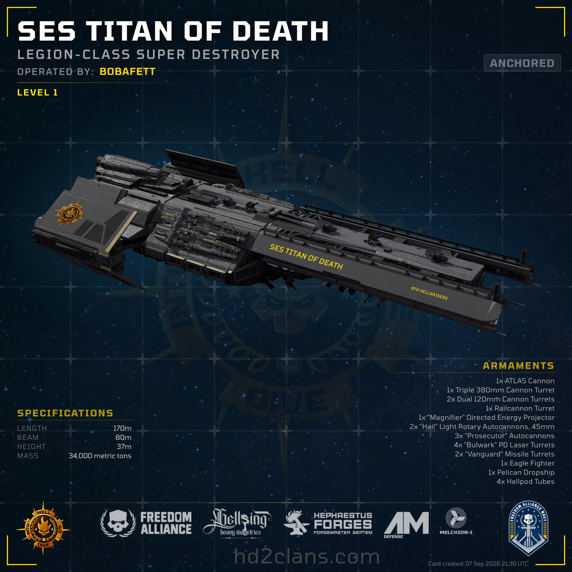 SES Titan of Death