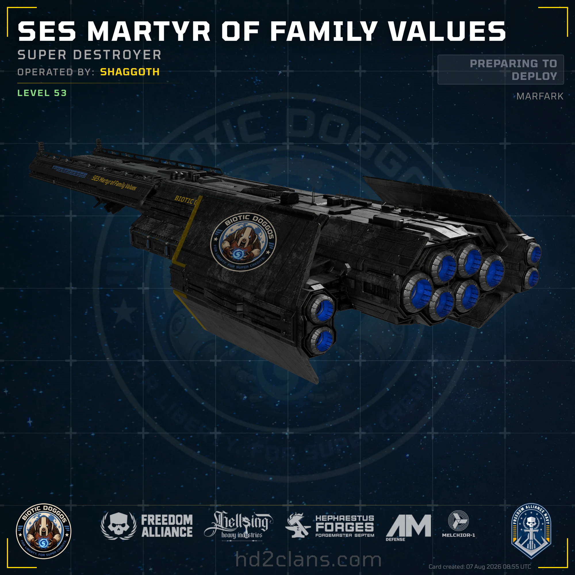 SES Martyr of Family Values