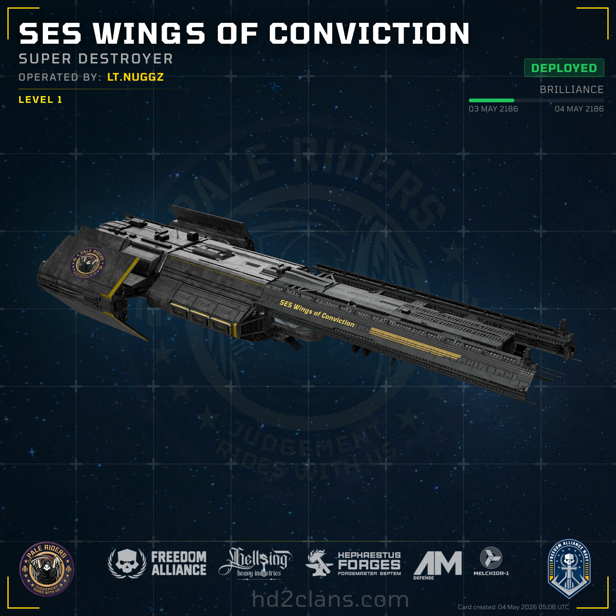 SES Wings of Conviction