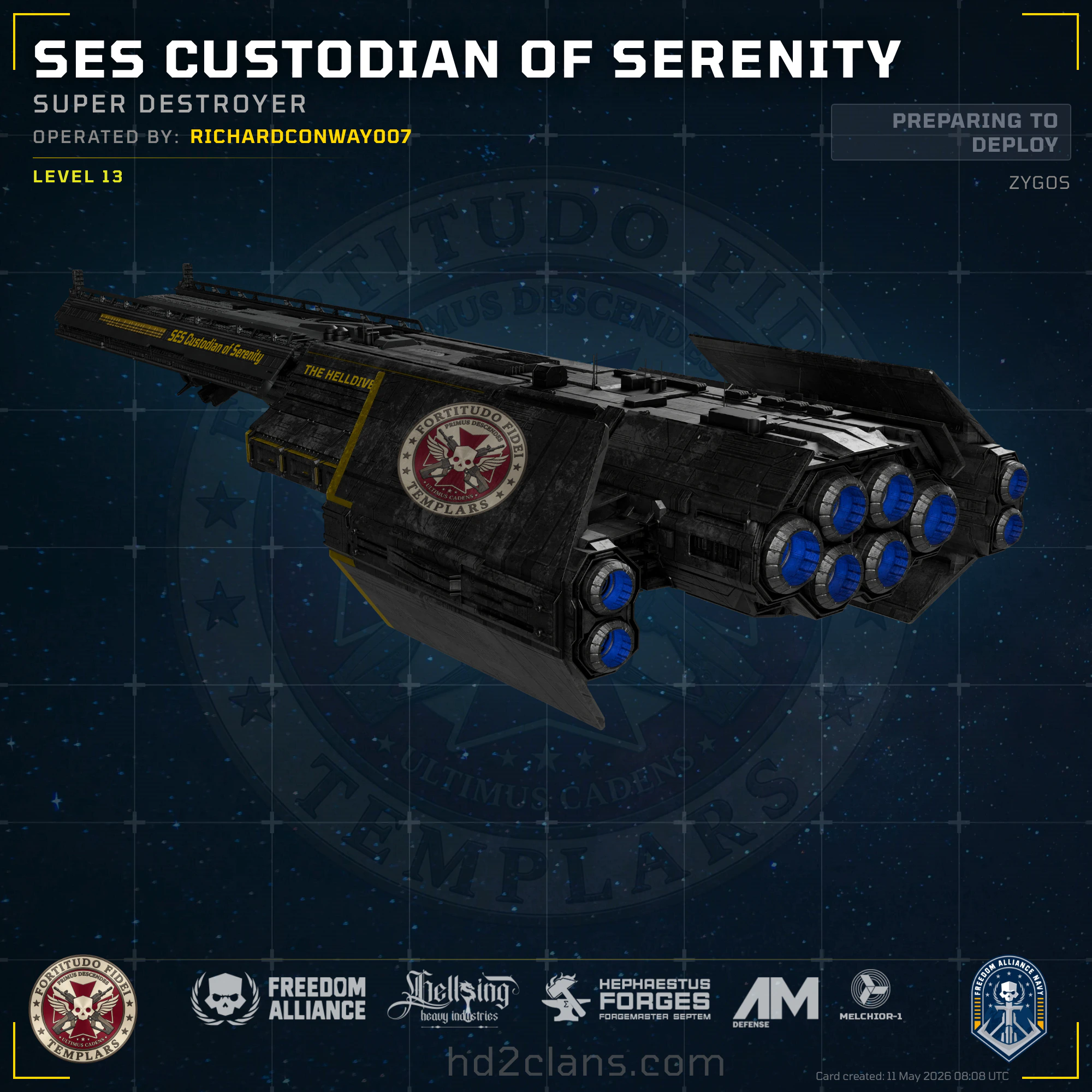 SES Custodian of Serenity
