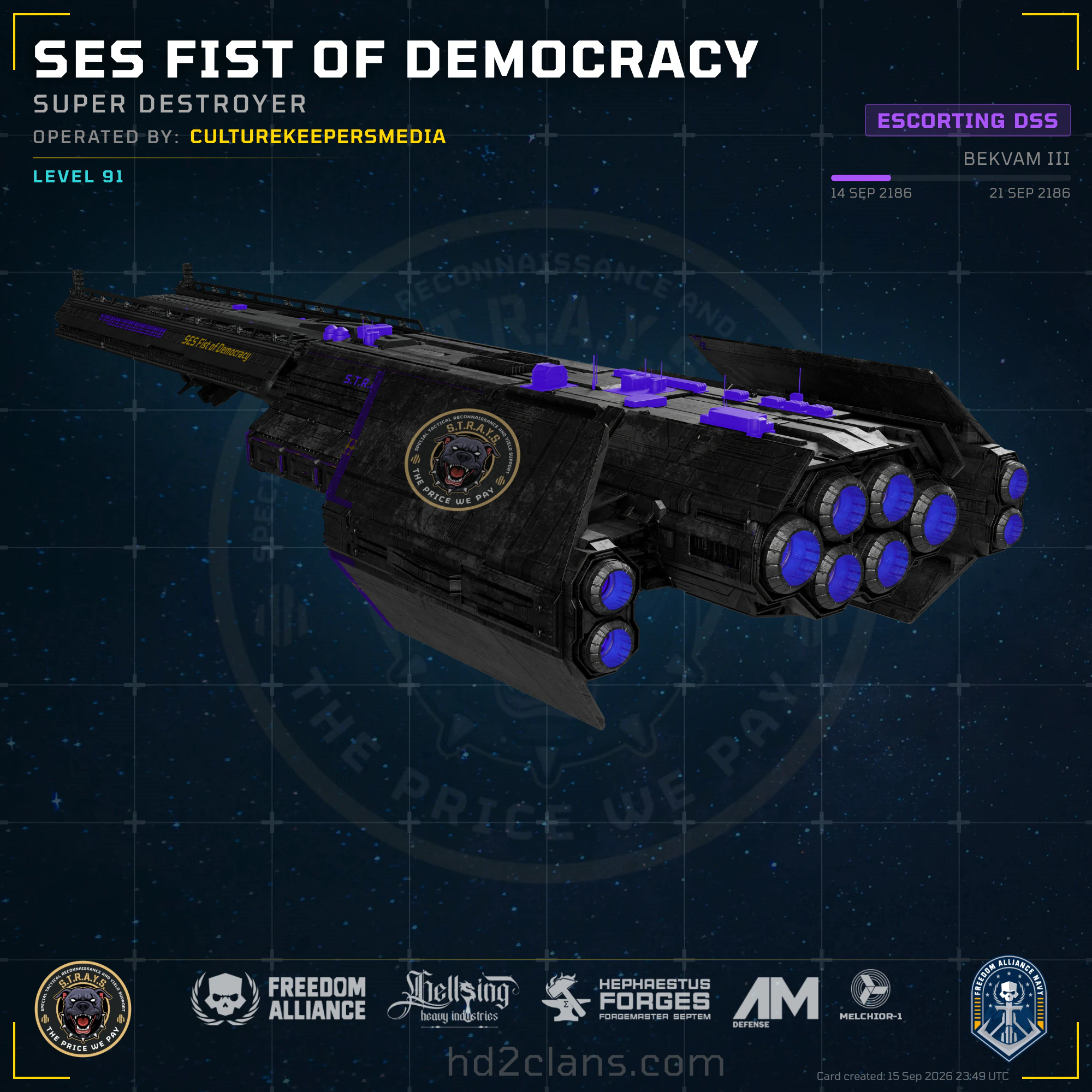 SES Fist of Democracy
