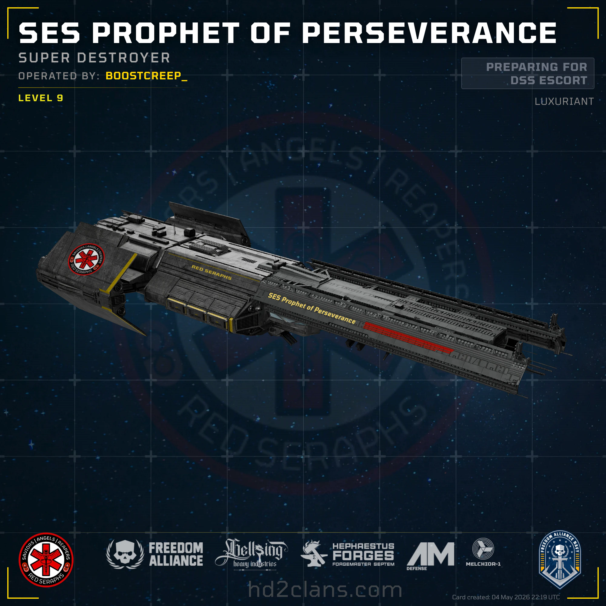 SES Prophet of Perseverance
