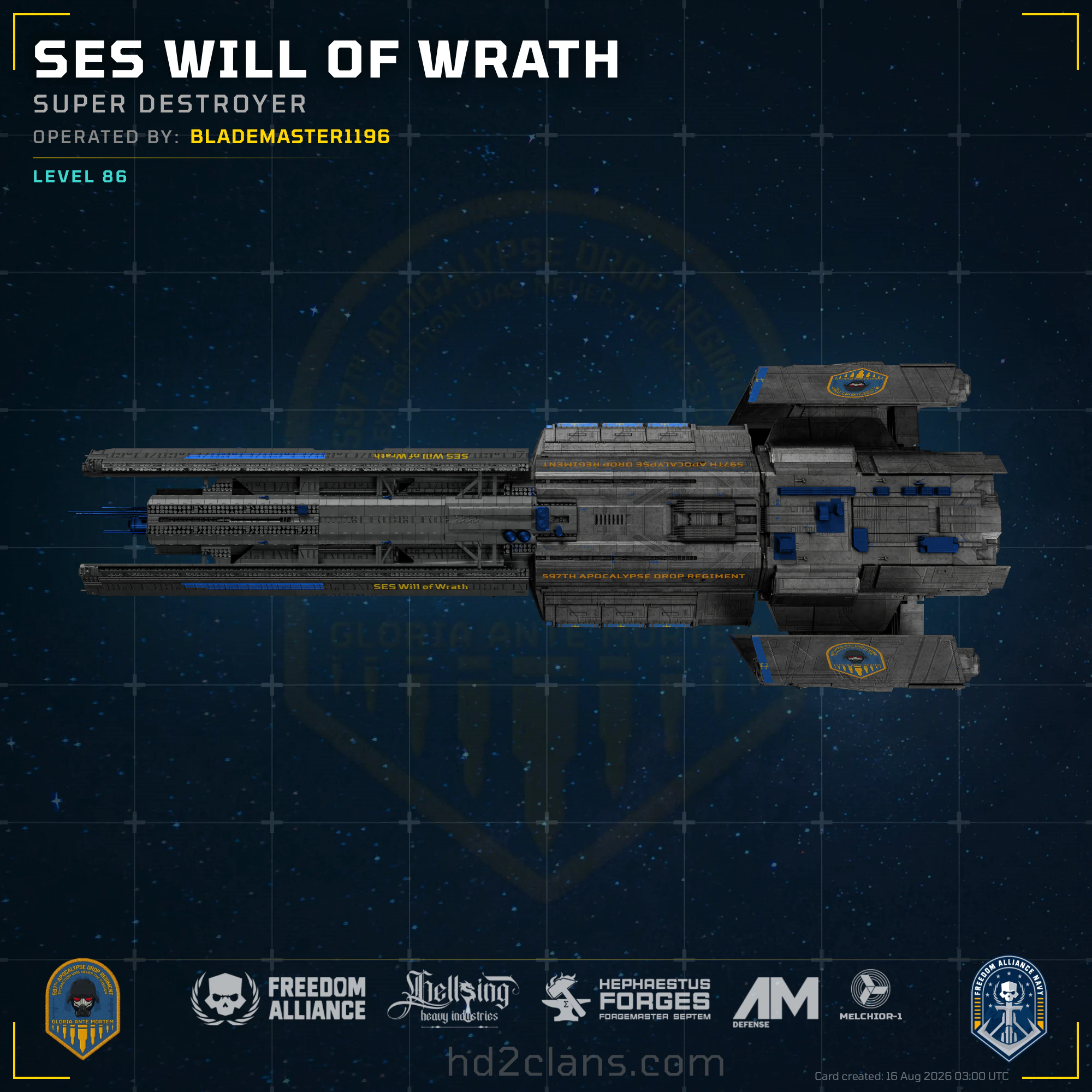 SES Will of Wrath