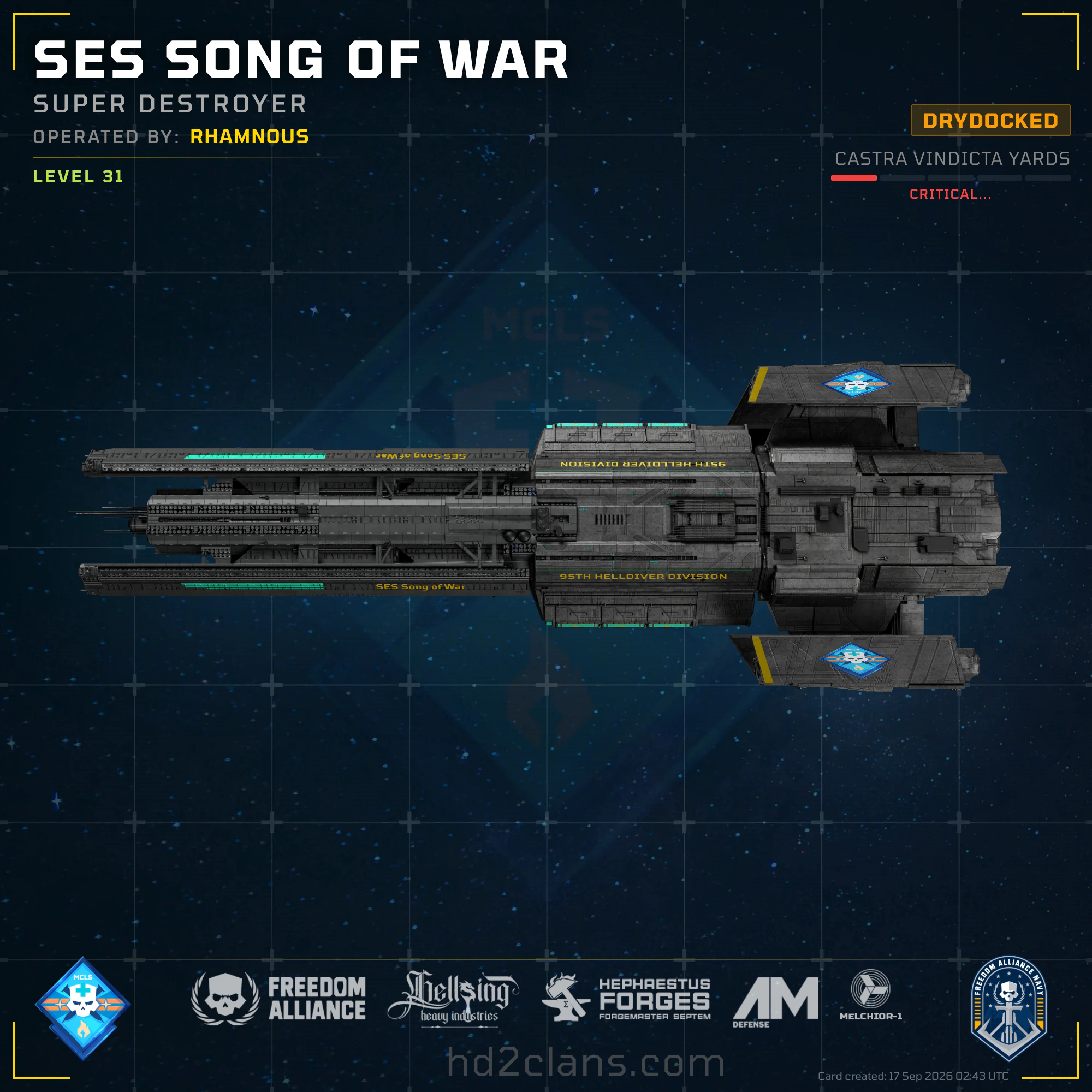 SES Song of War