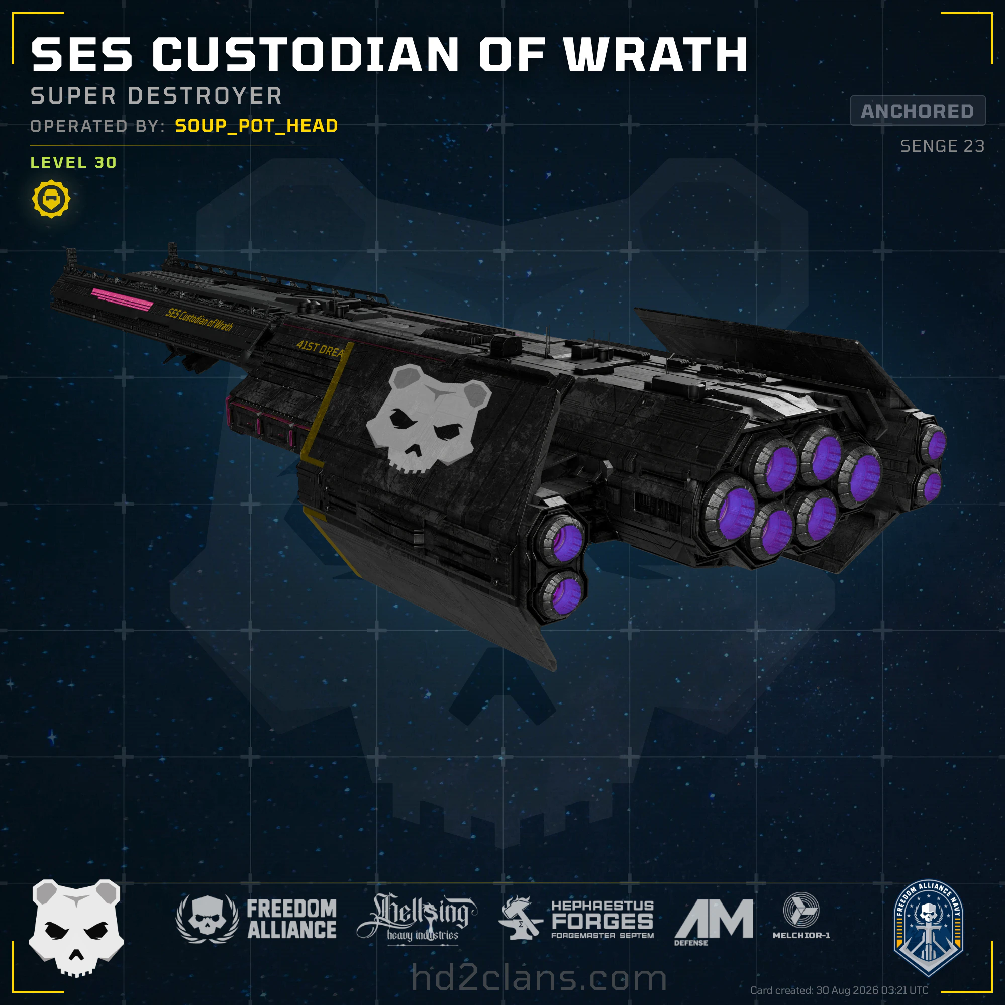 SES Custodian of Wrath