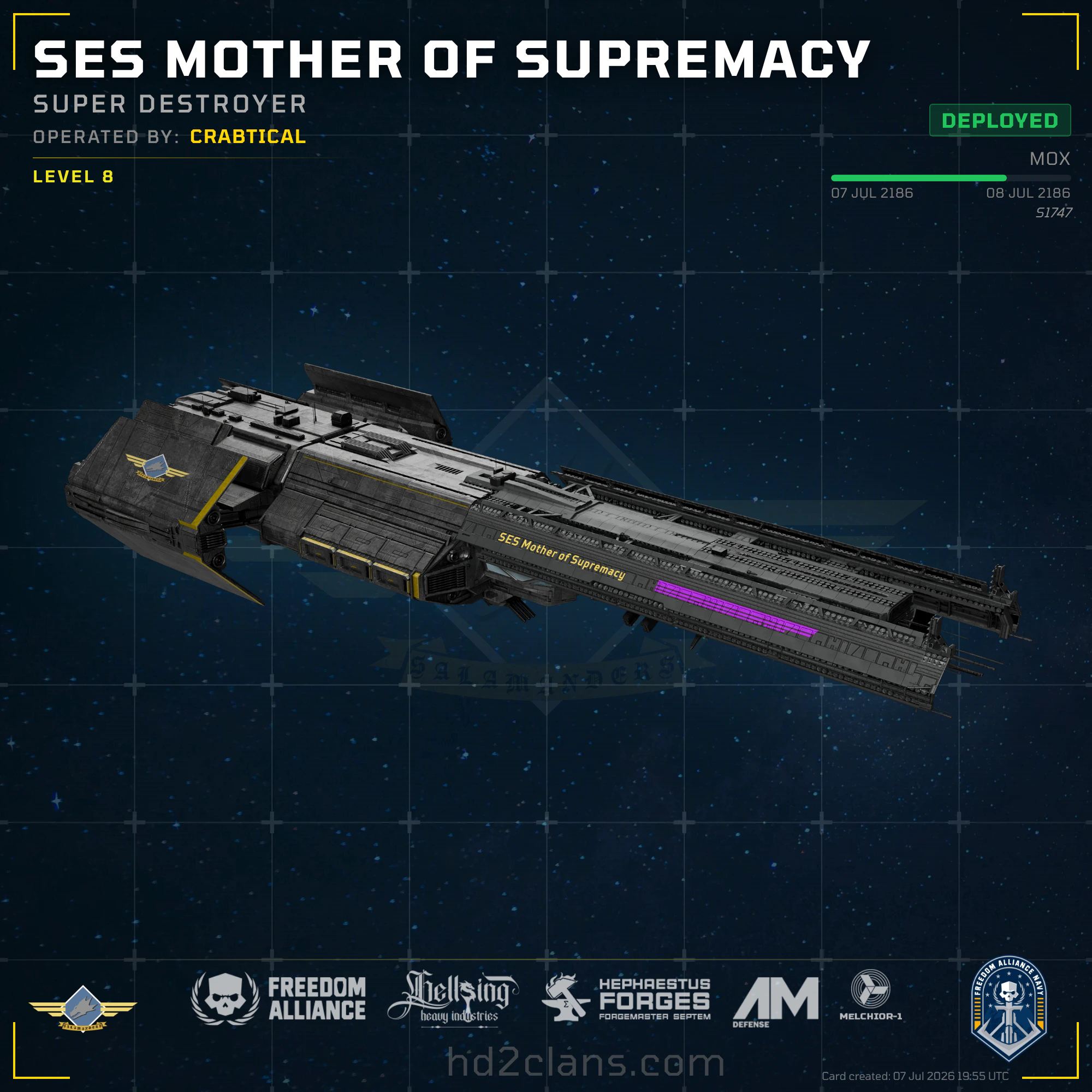 SES Mother of Supremacy