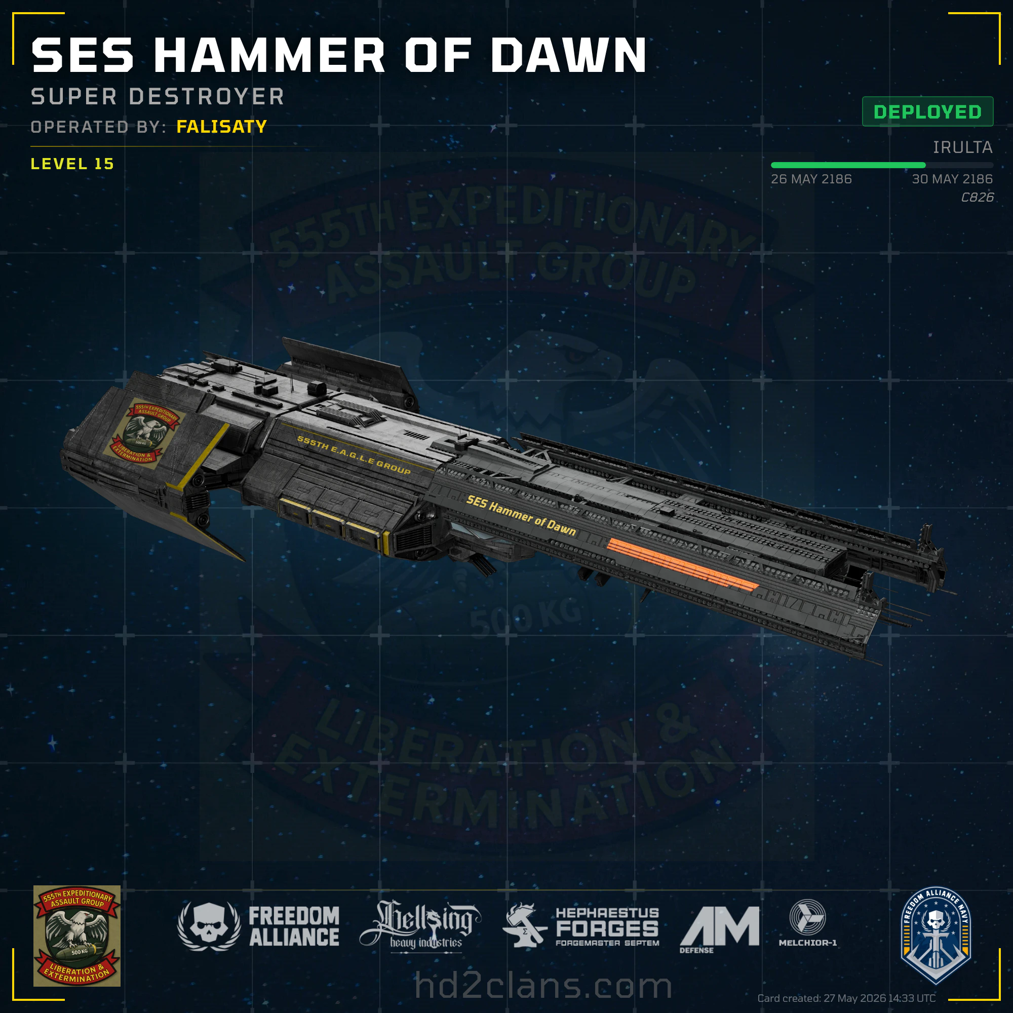 SES Hammer of Dawn