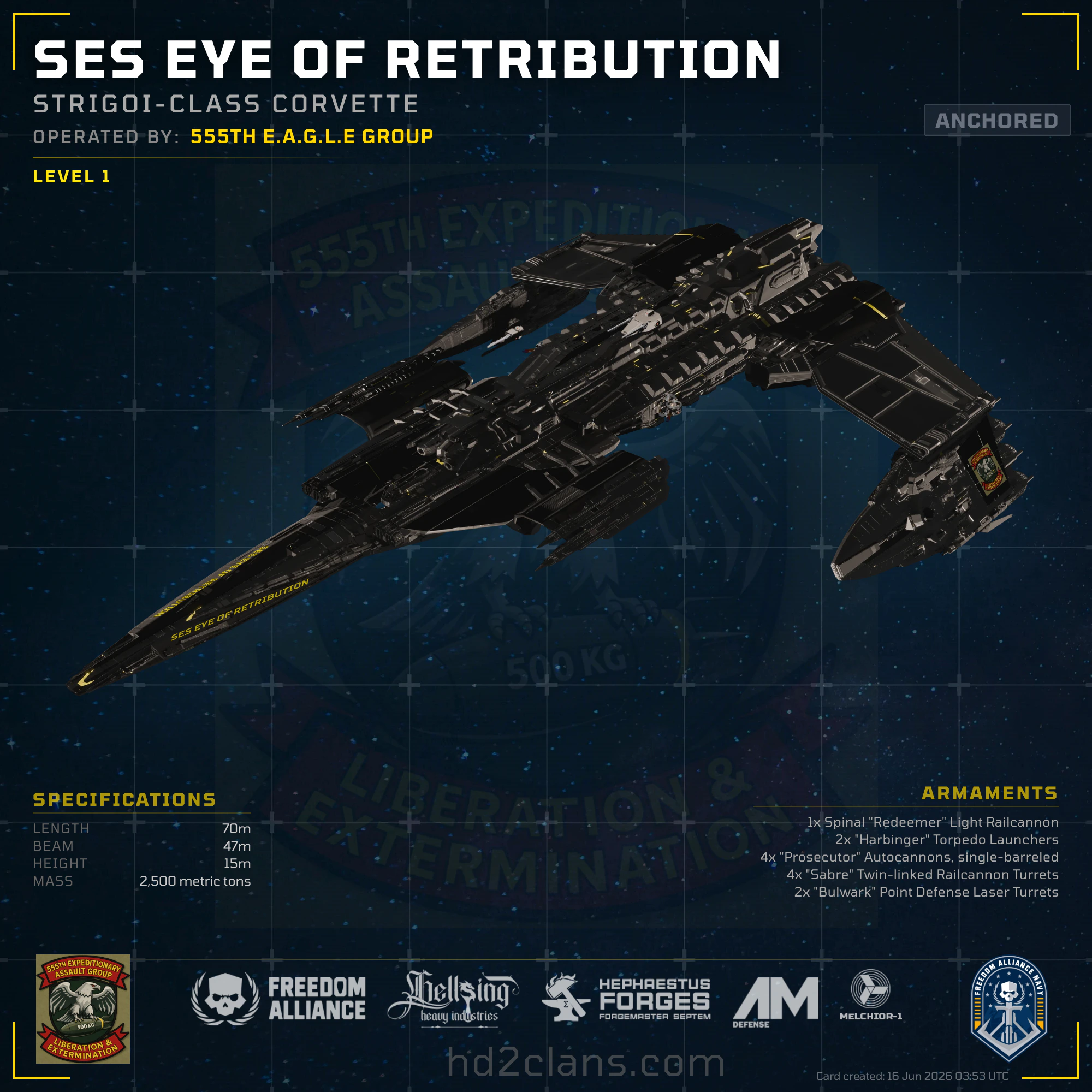 SES Eye of Retribution