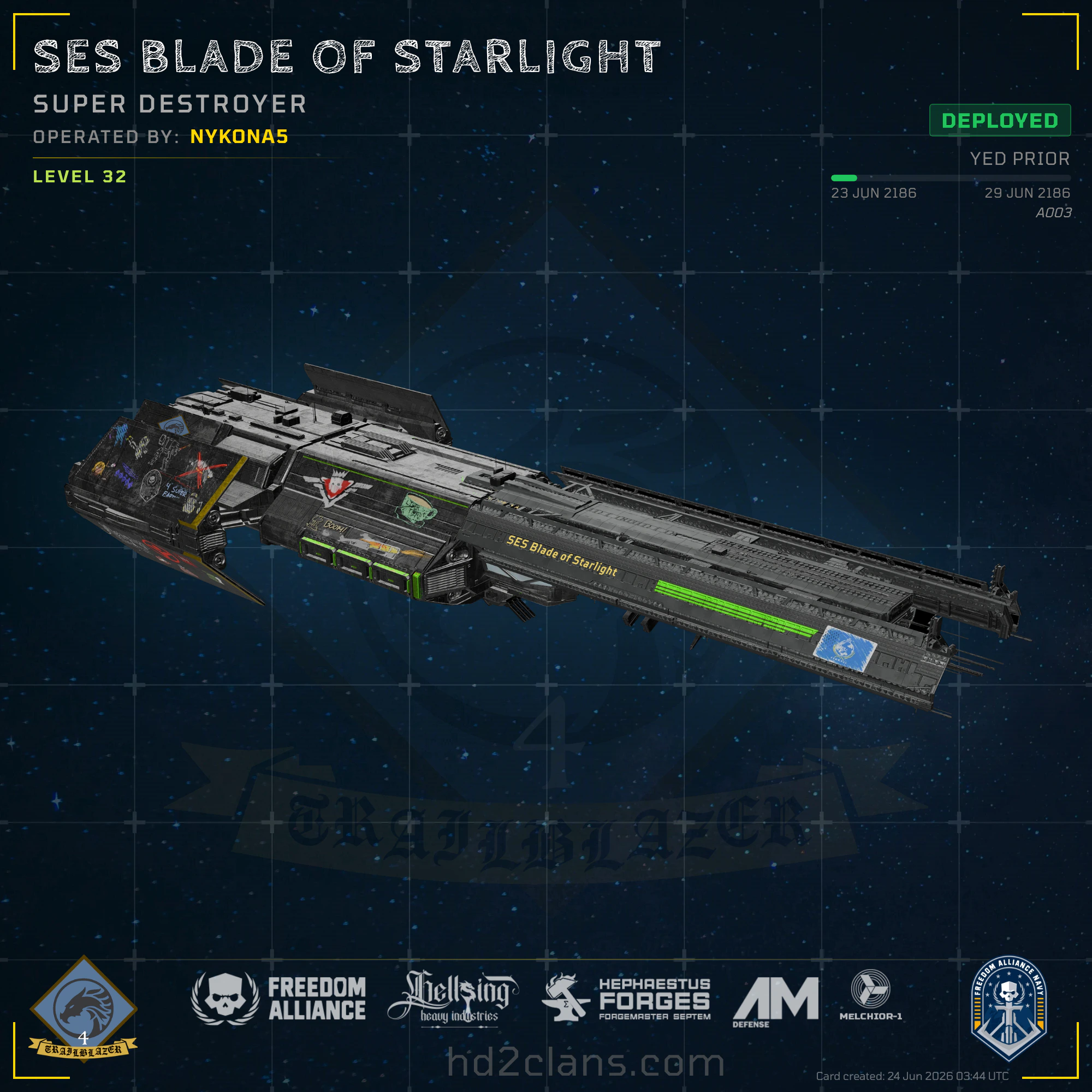 SES Blade of Starlight