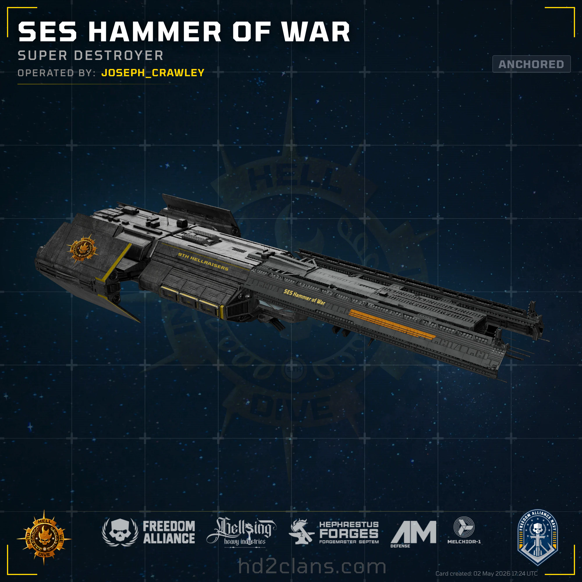 SES Hammer of War