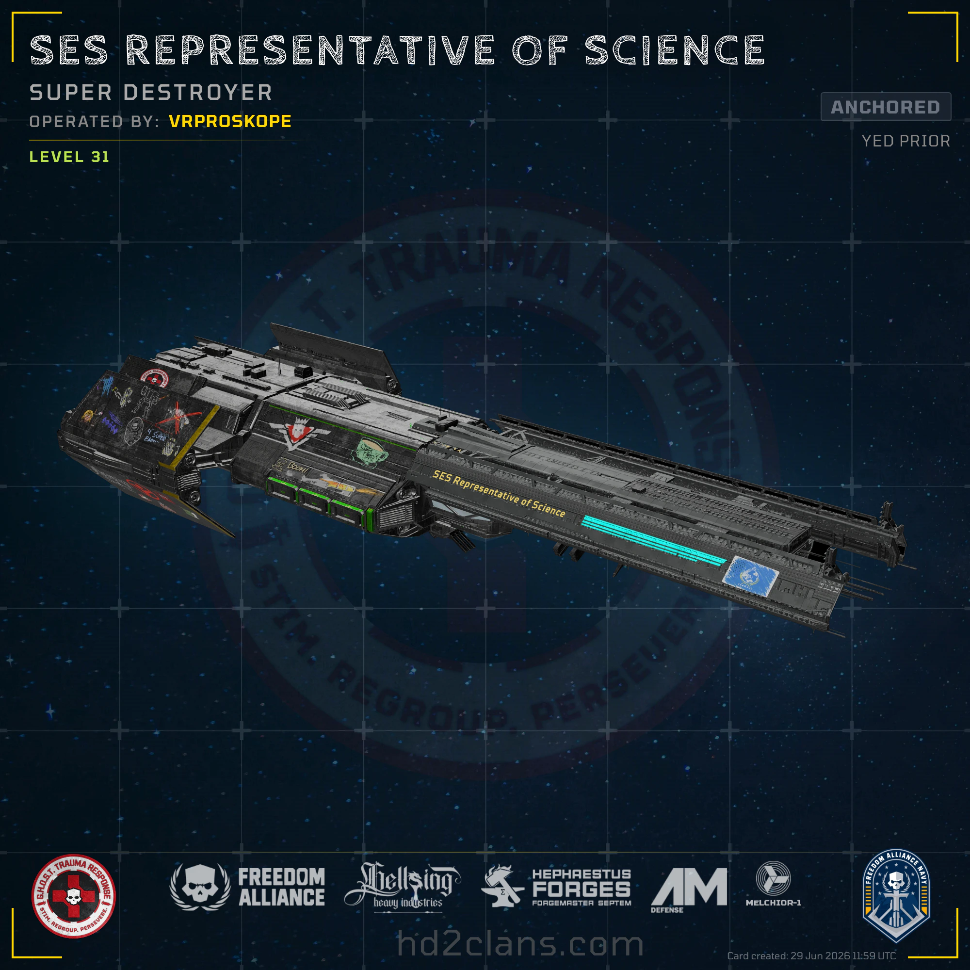 SES Representative of Science