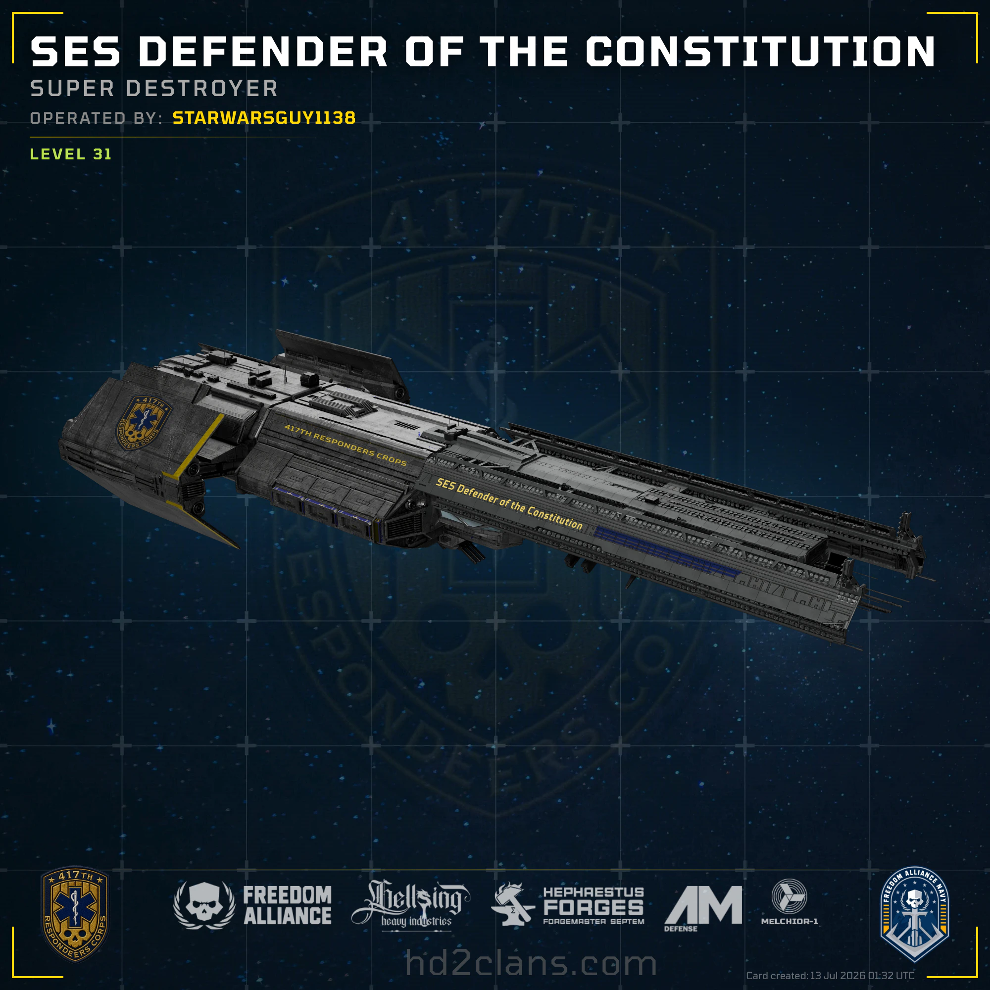 SES Defender of the Constitution