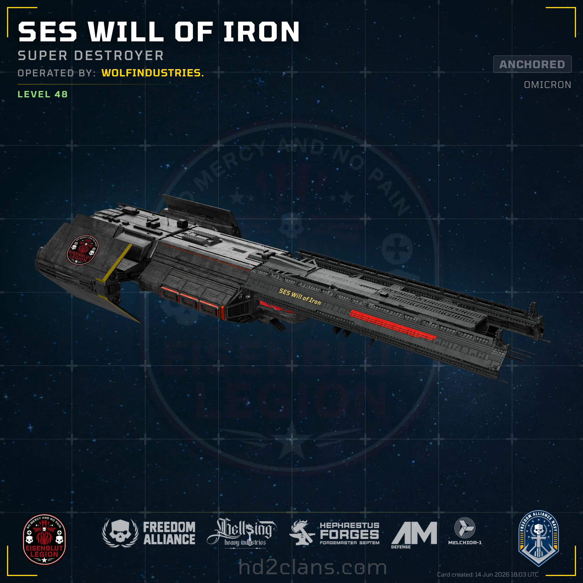 SES Will of Iron