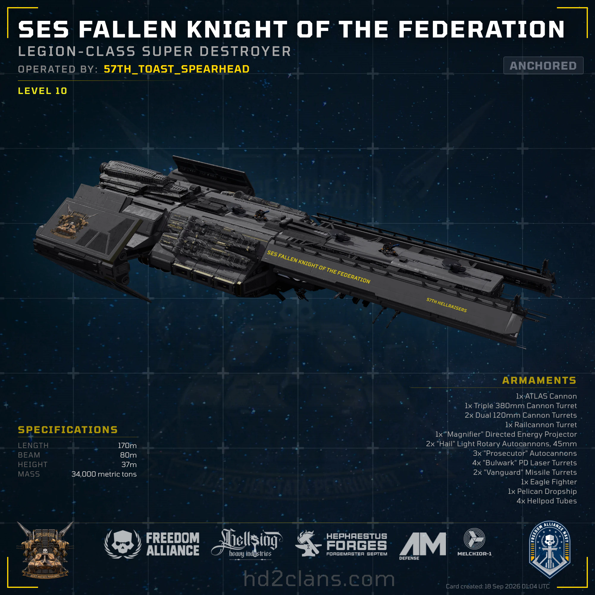 SES Fallen Knight of The Federation