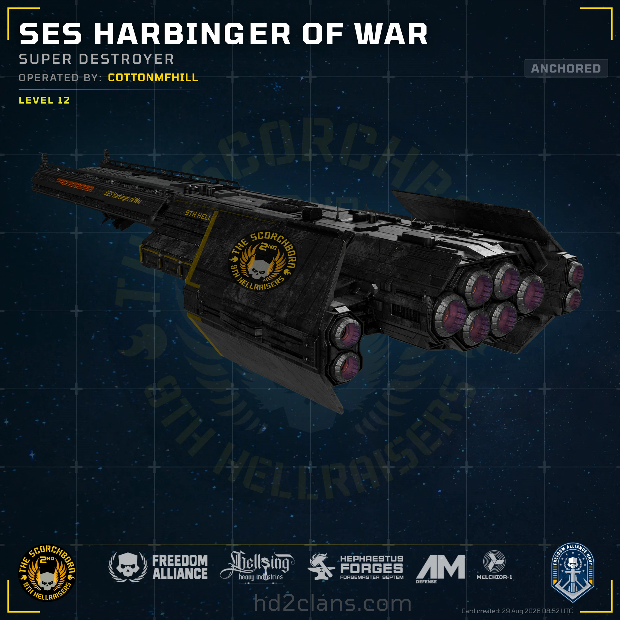 SES Harbinger of War