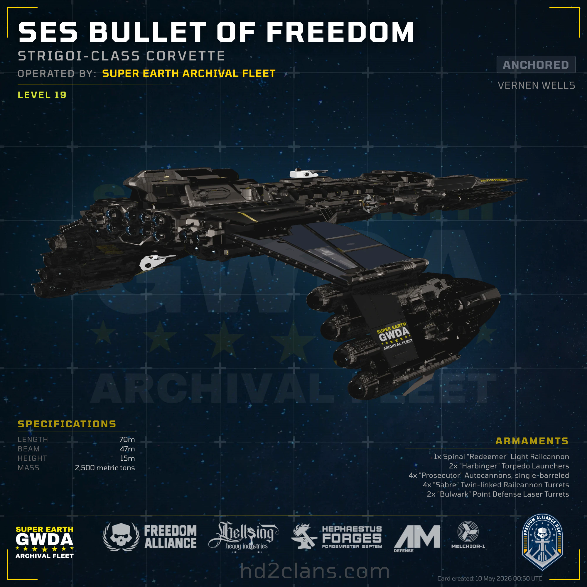 SES Bullet of Freedom