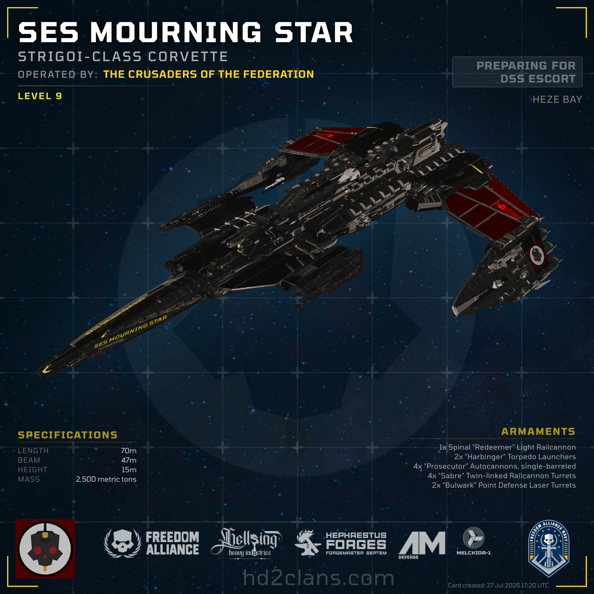 SES Mourning Star
