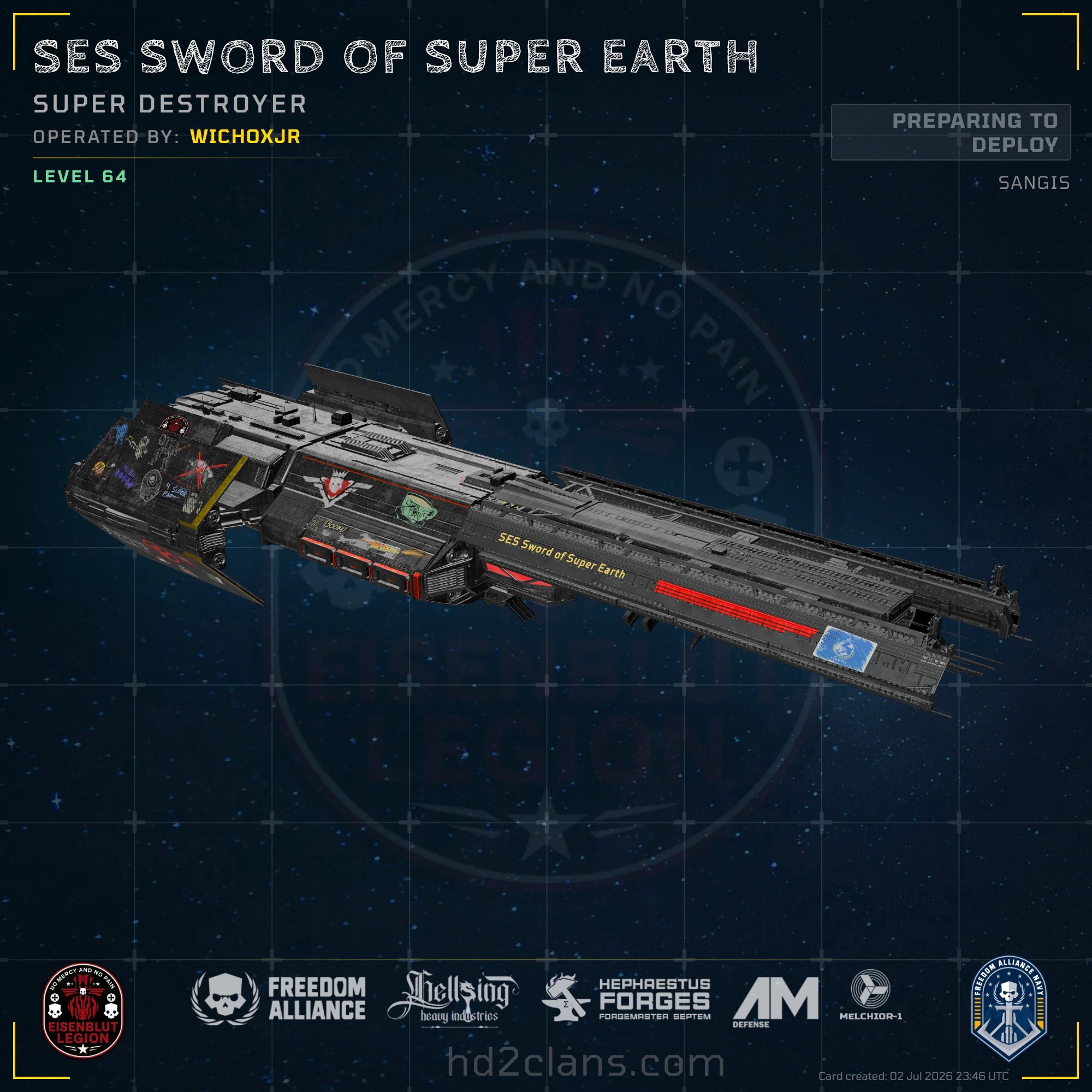 SES Sword of Super Earth