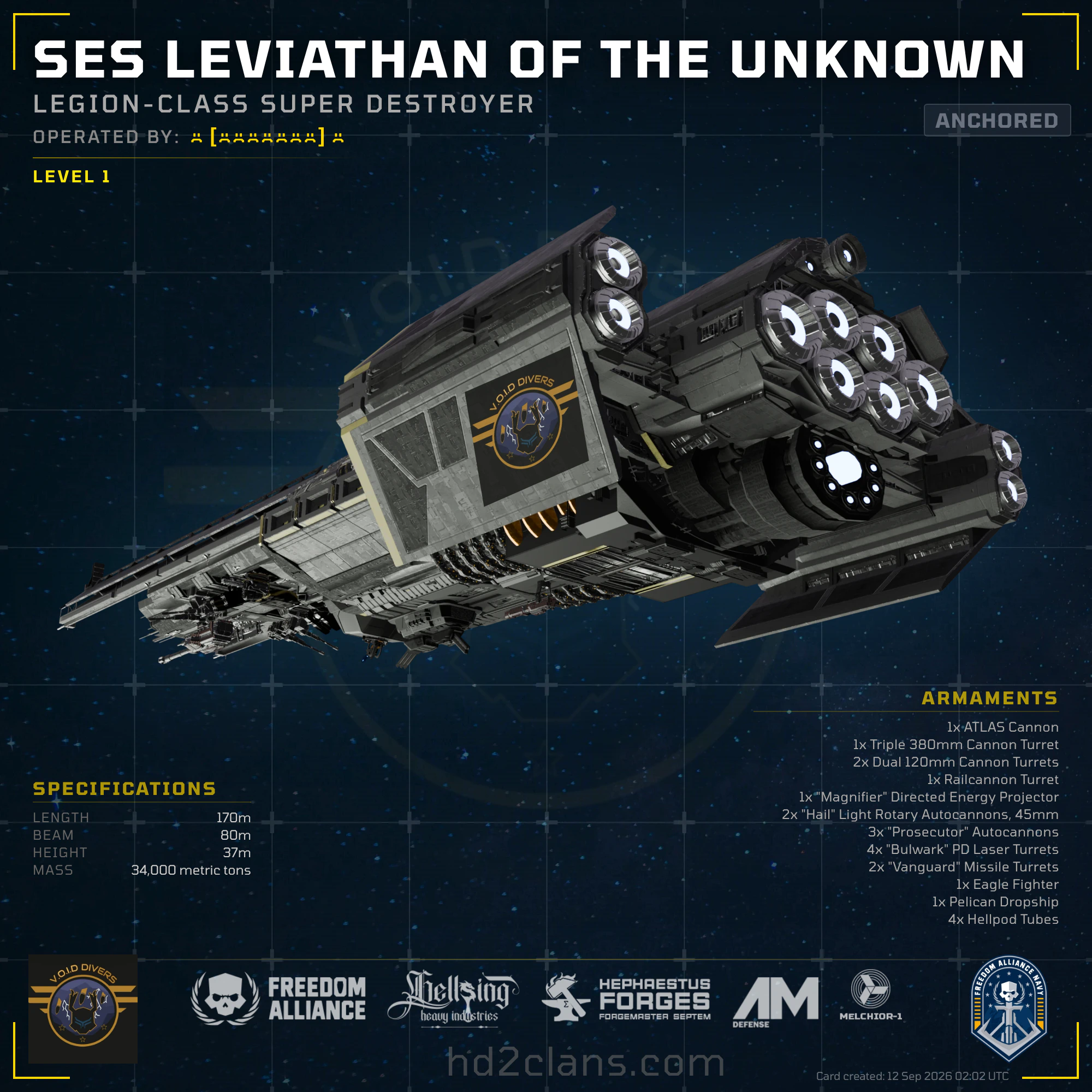 SES Leviathan Of The Unknown