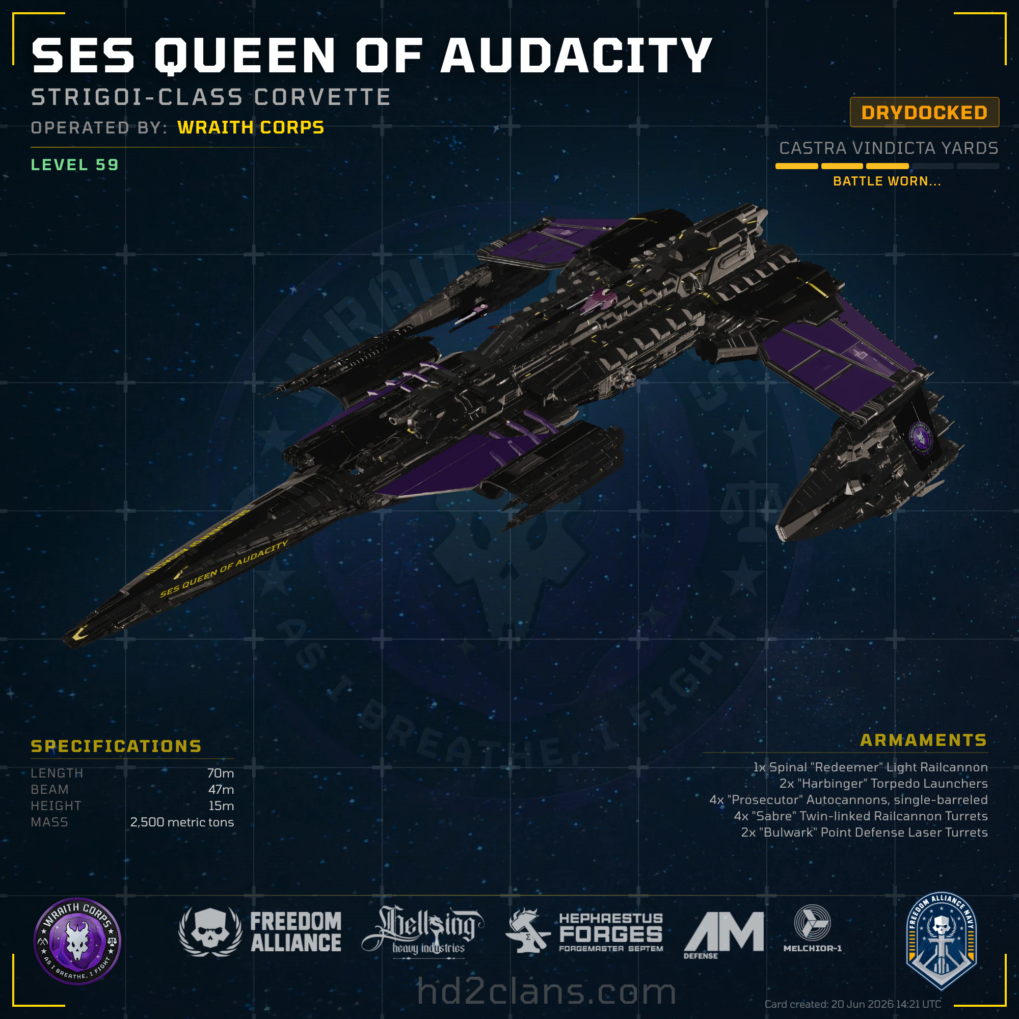 SES Spear of Audacity
