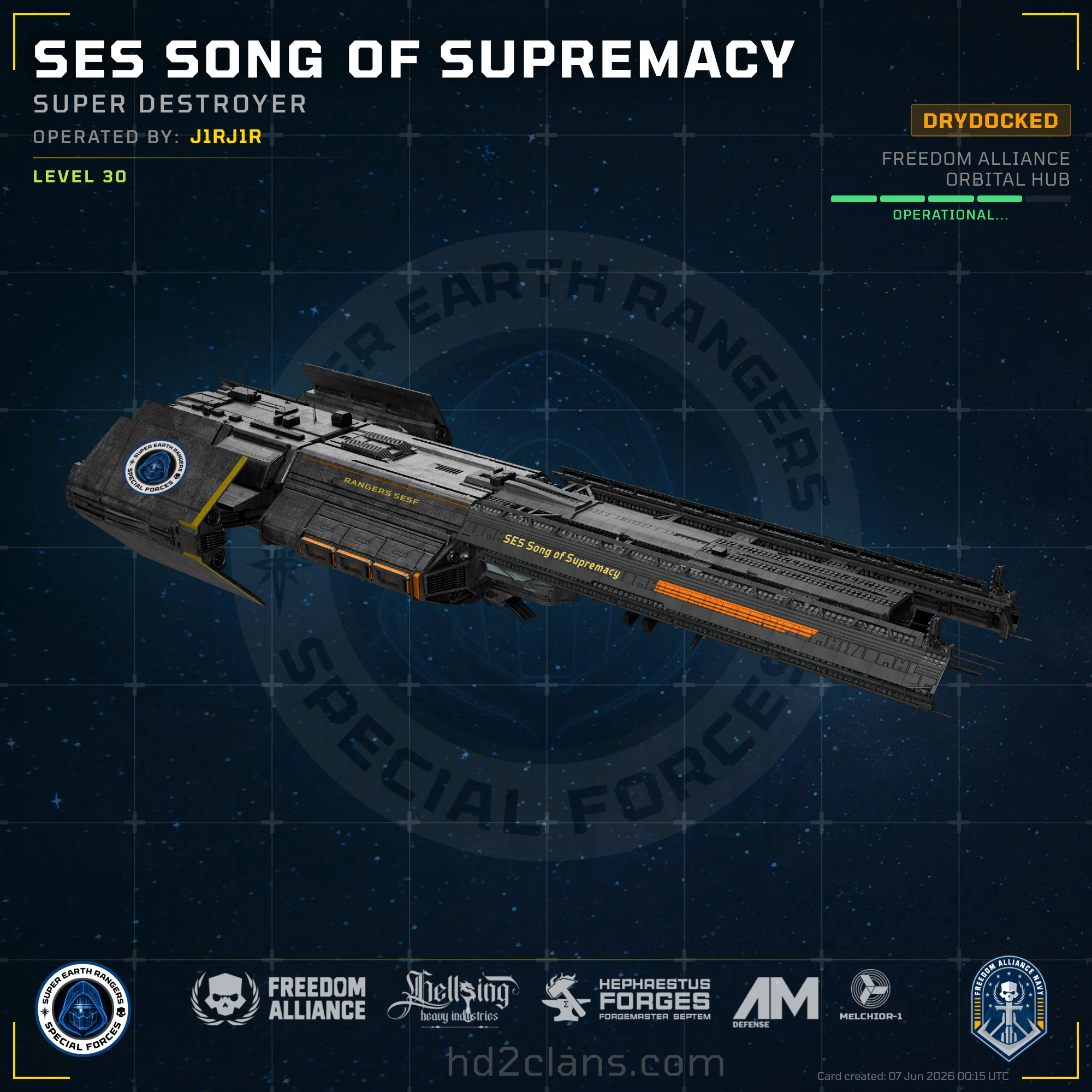 SES Song of Supremacy
