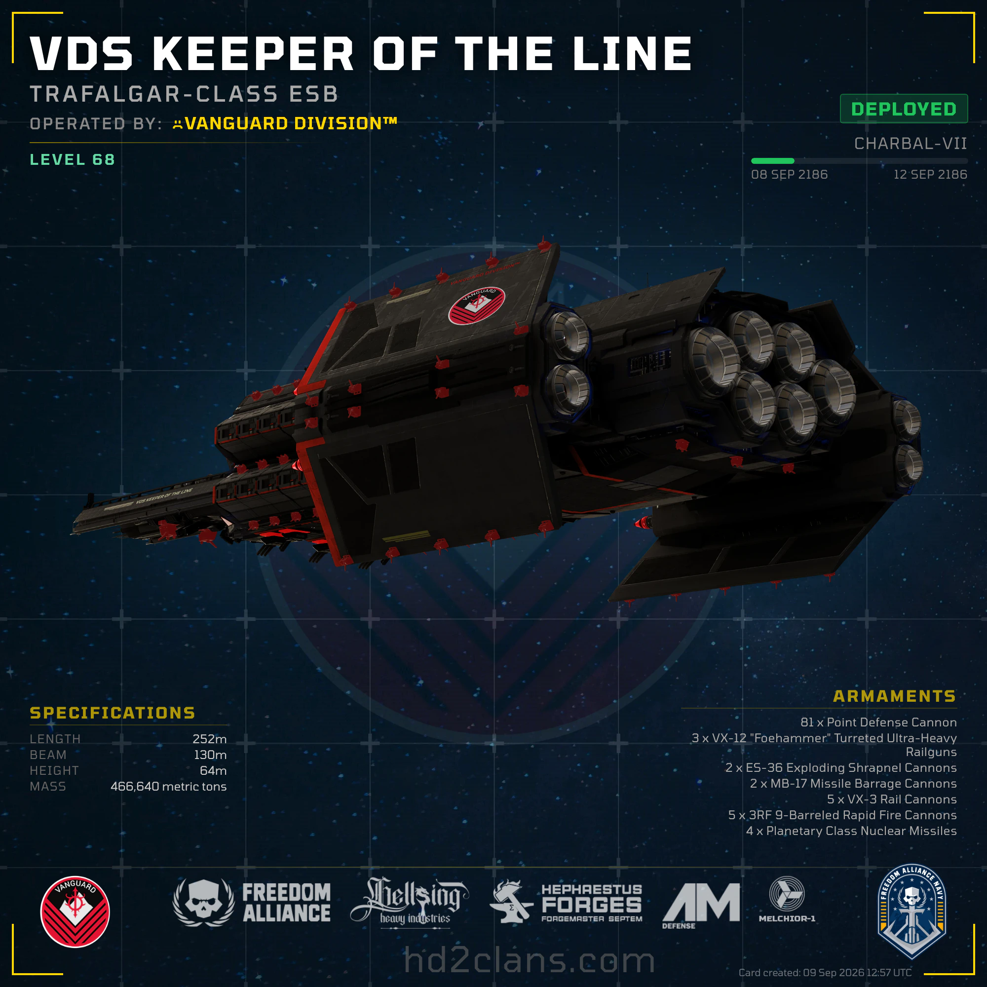 VDS Keeper of the Line
