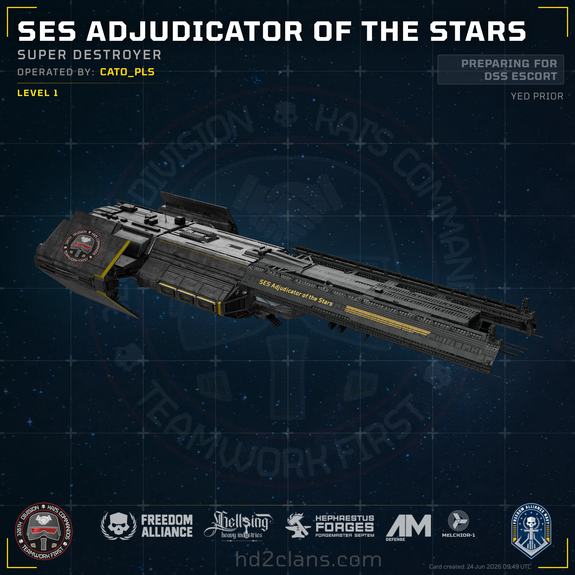 SES Adjudicator of the Stars