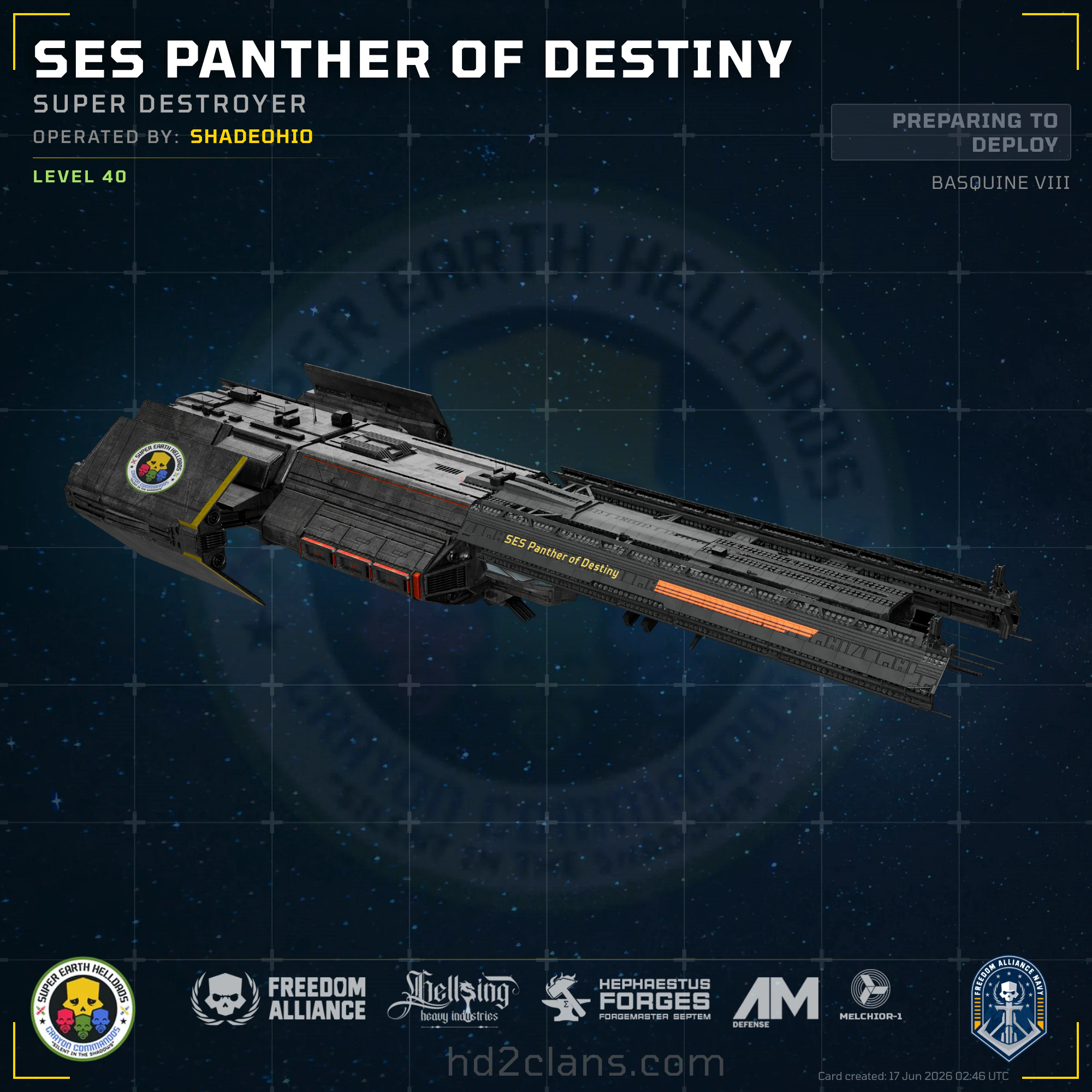 SES Panther of Destiny