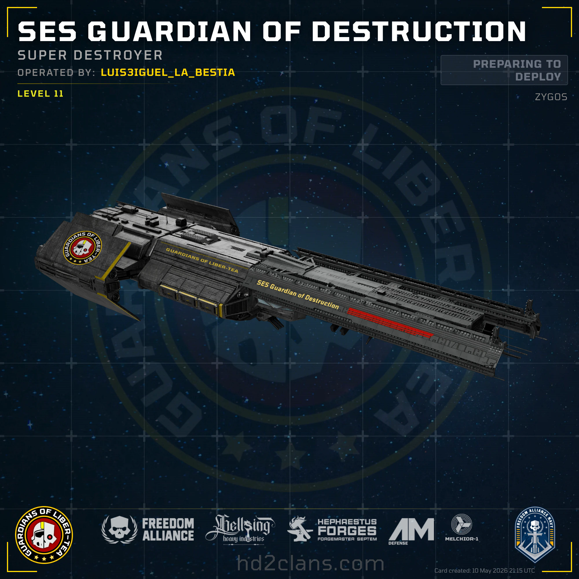SES Guardian of Destruction