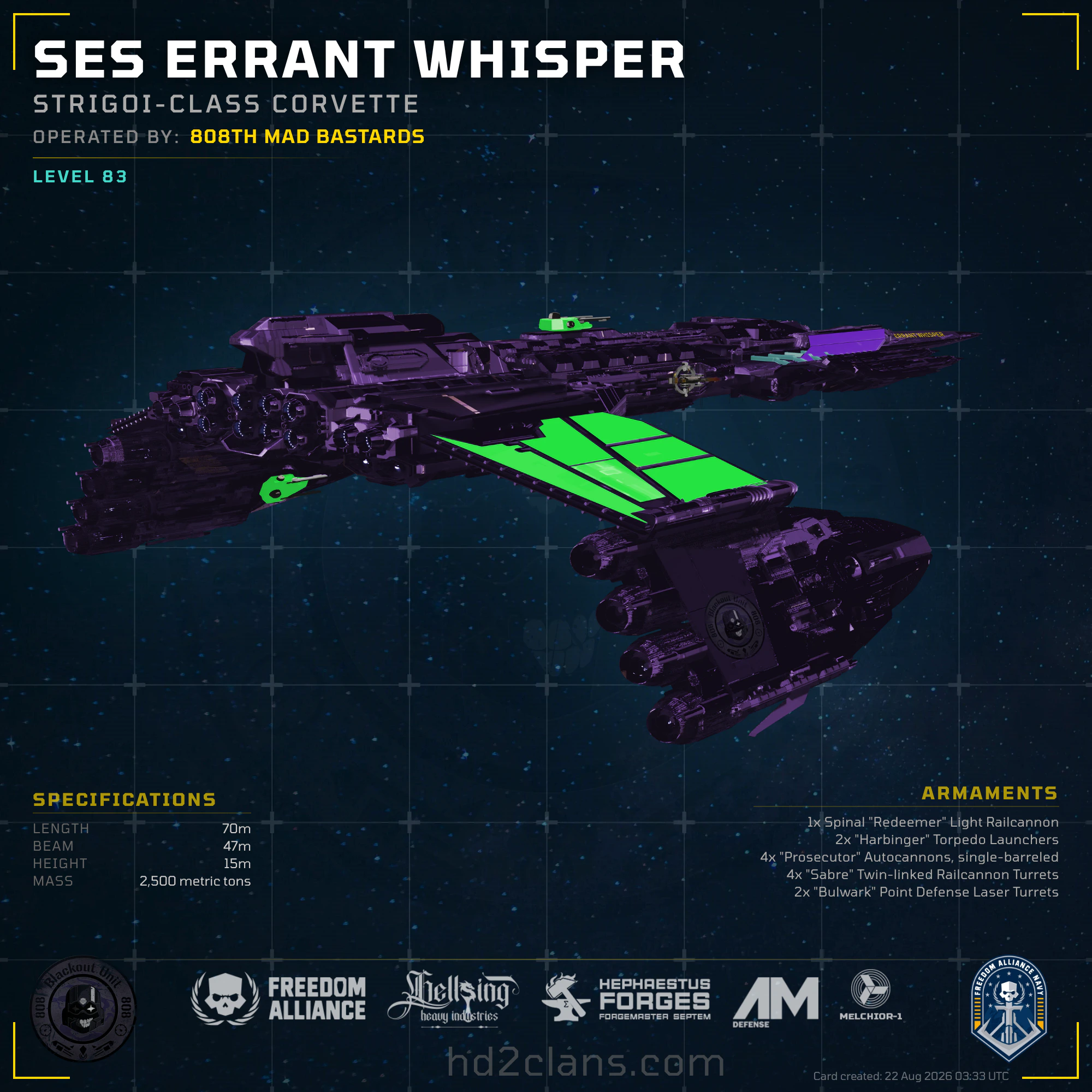 SES Errant Whisper