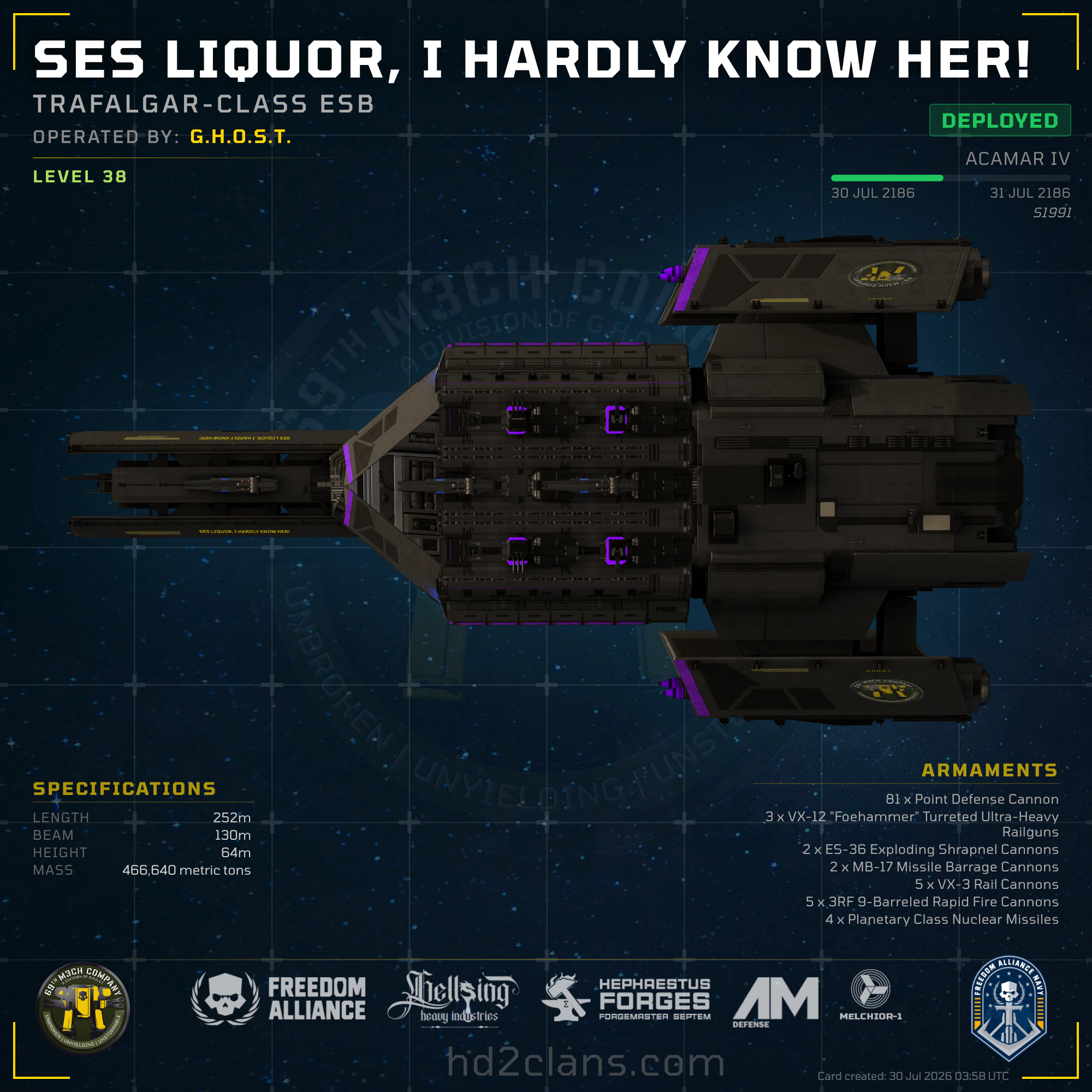 SES Liquor, I Hardly Know Her!