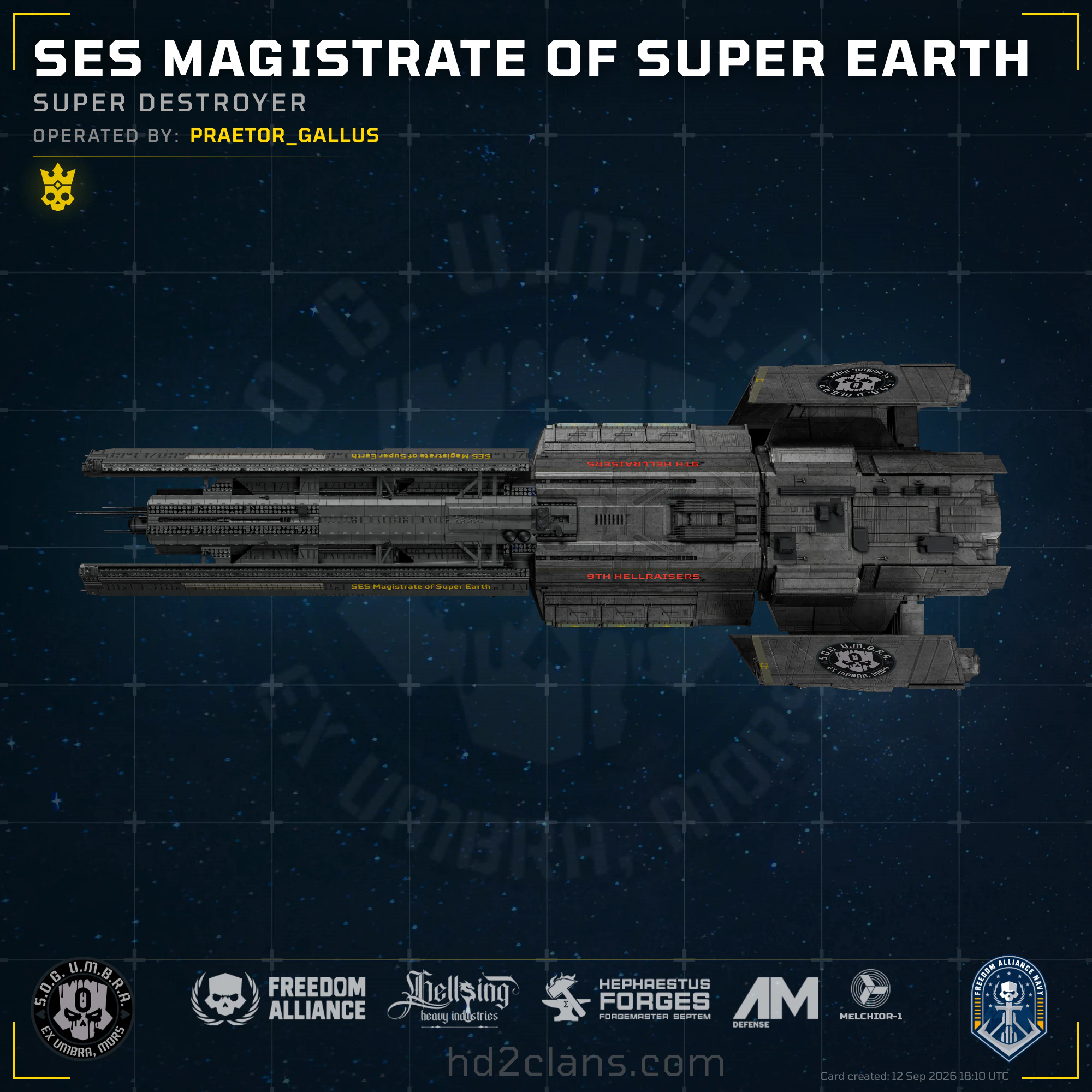 SES Magistrate of Super Earth