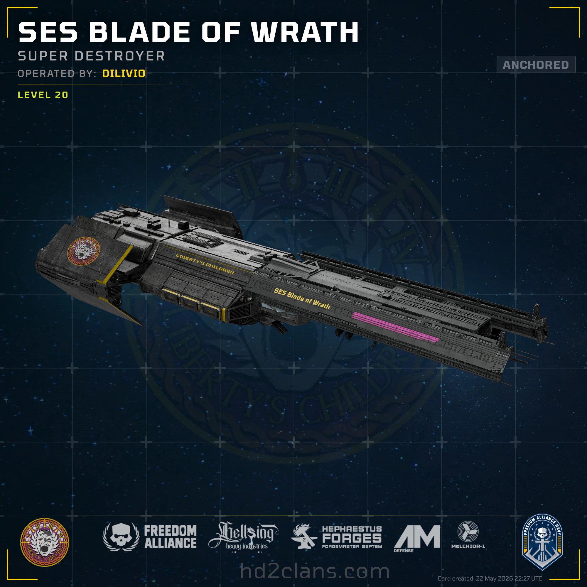 SES Blade of Wrath