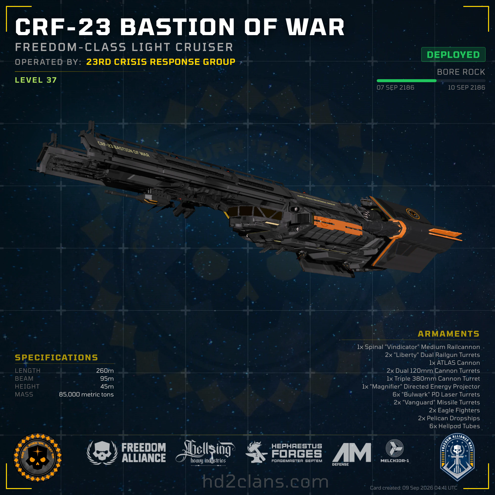 CRF-23 Bastion of War