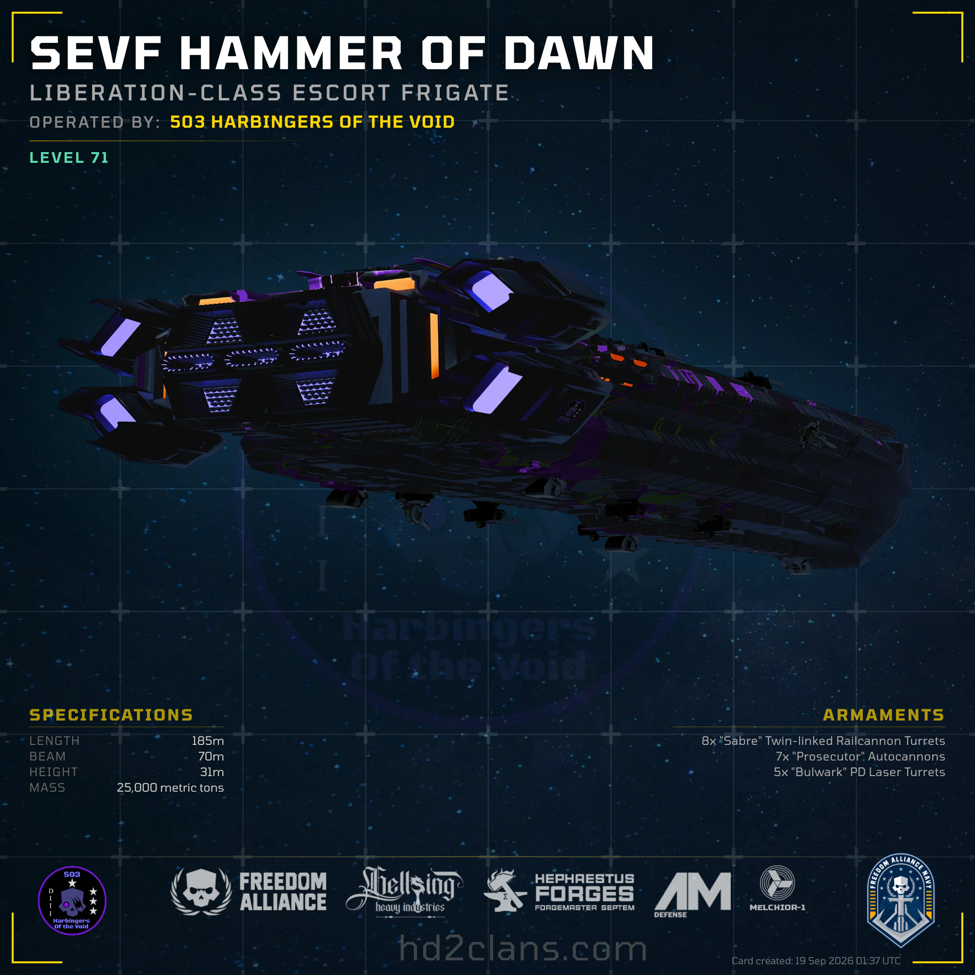 SEVF Hammer of Dawn