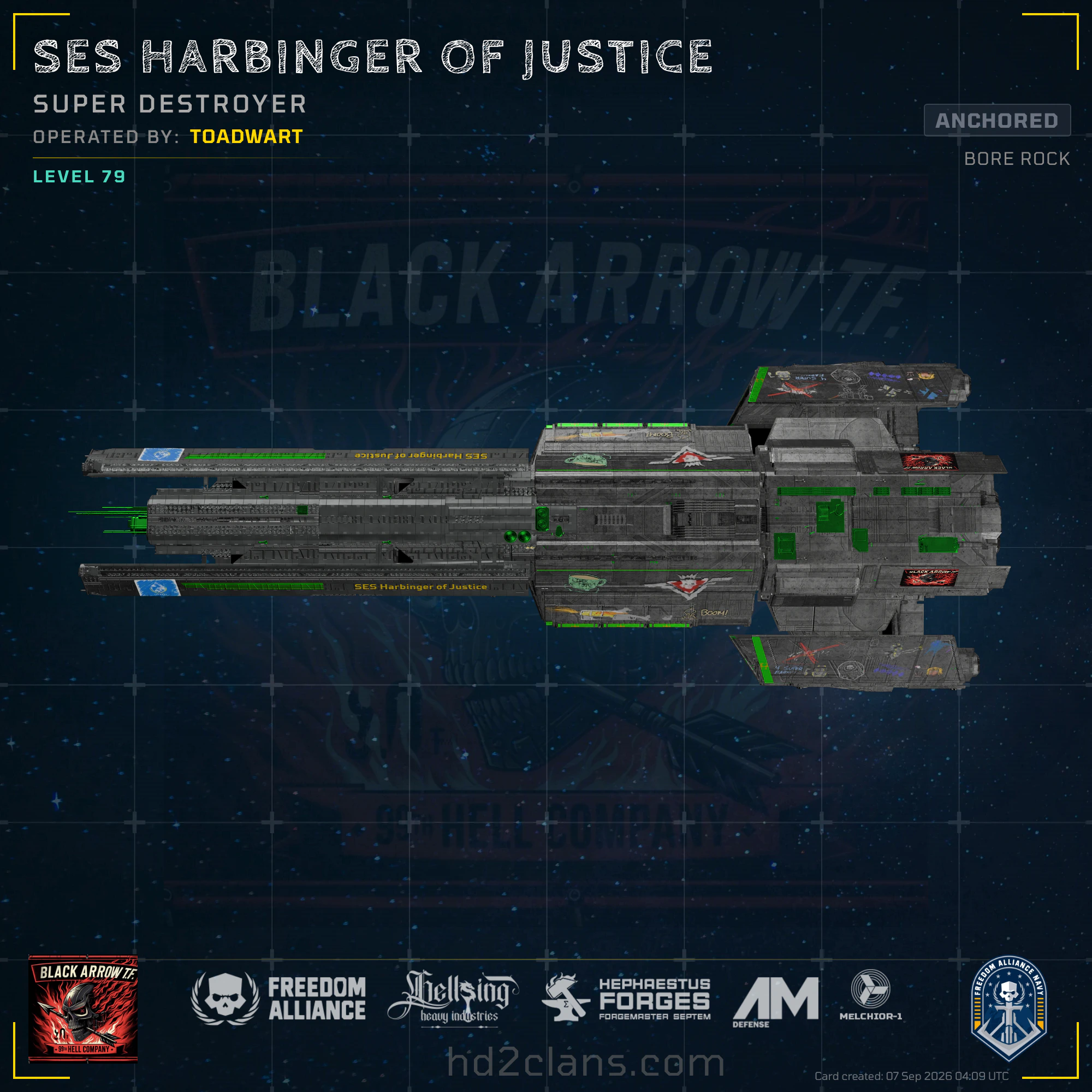 SES Harbinger of Justice